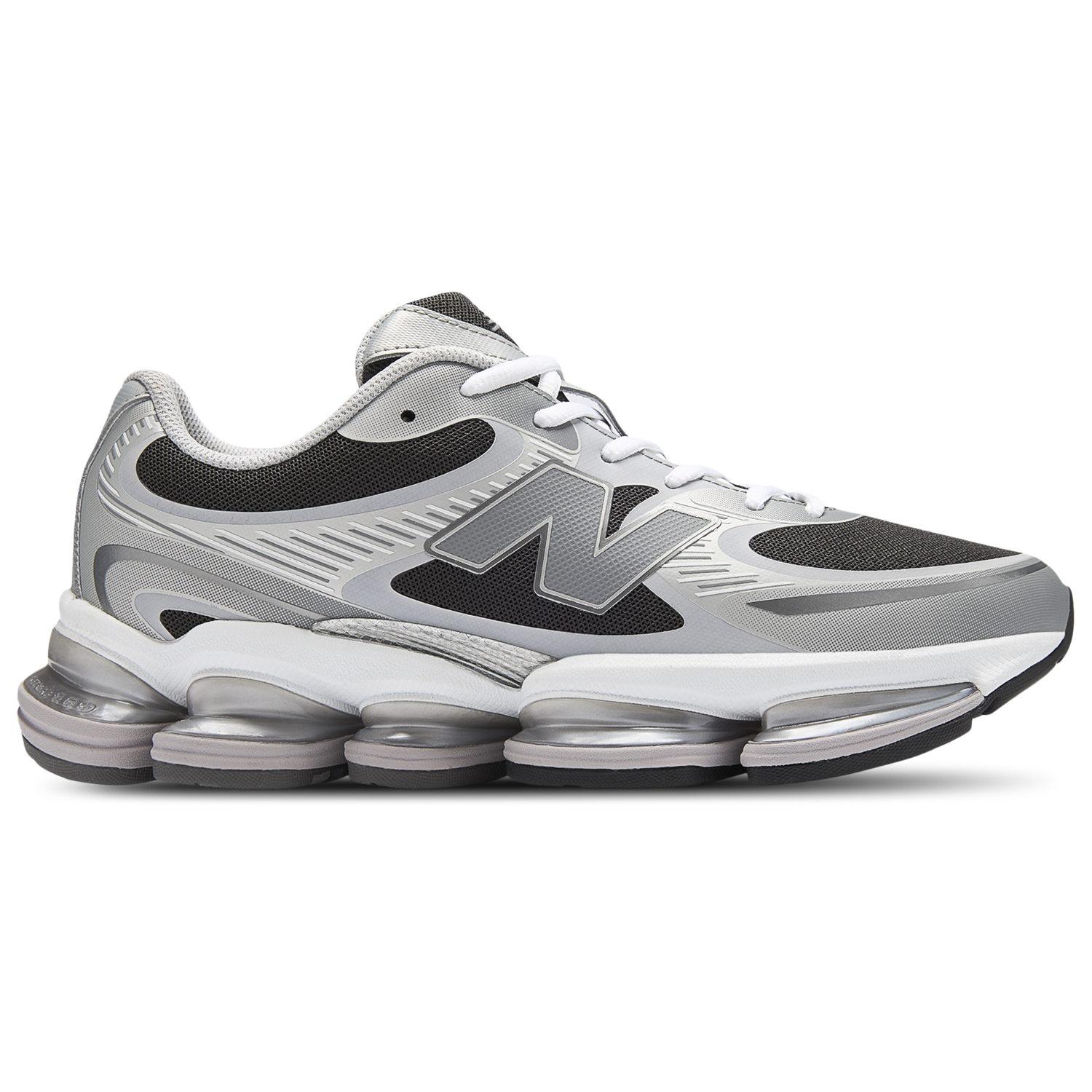 New Balance 2000 - Men's - Silver Metallic/Faded Black/White