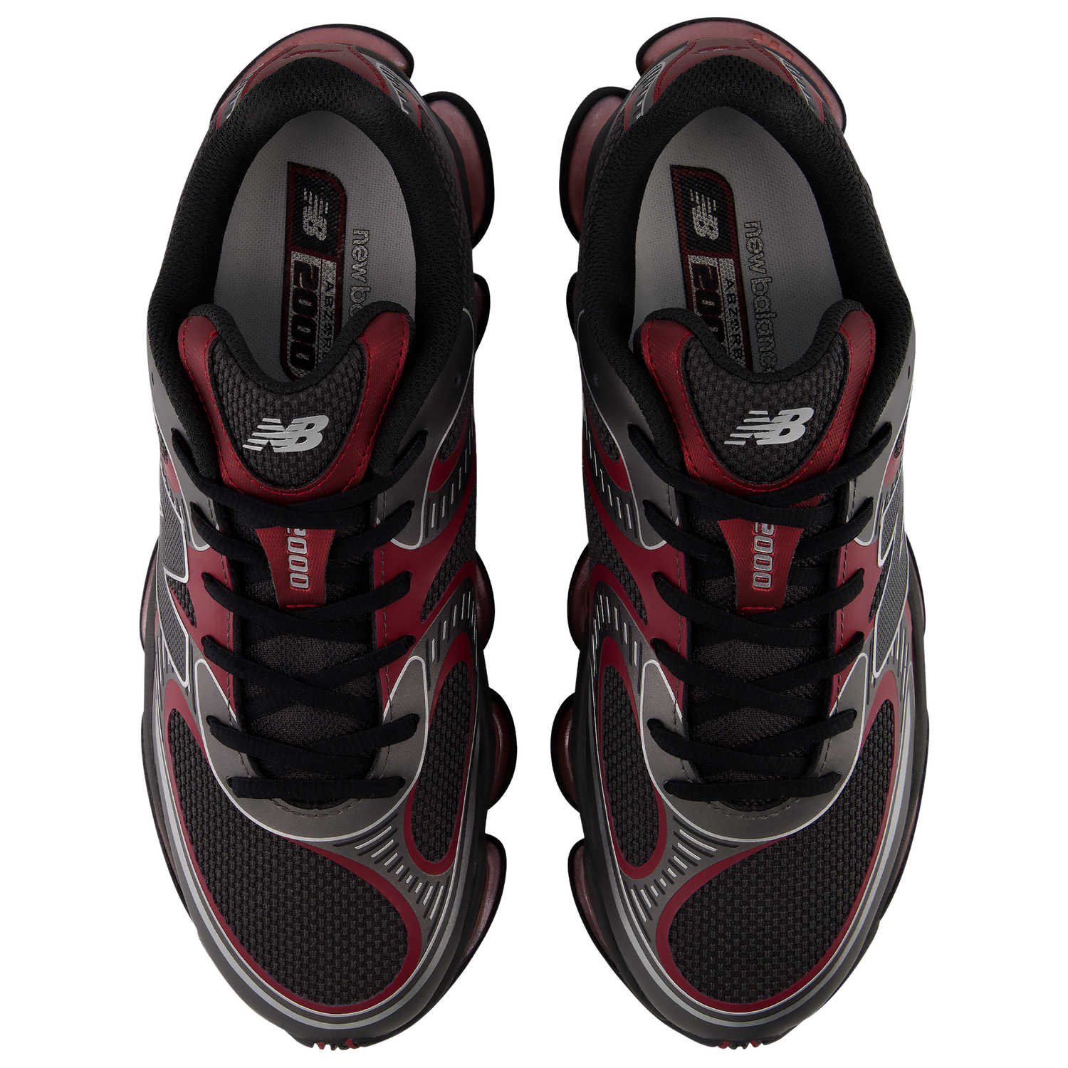 New Balance 2000 - Men's - Black Cement/Podium Red