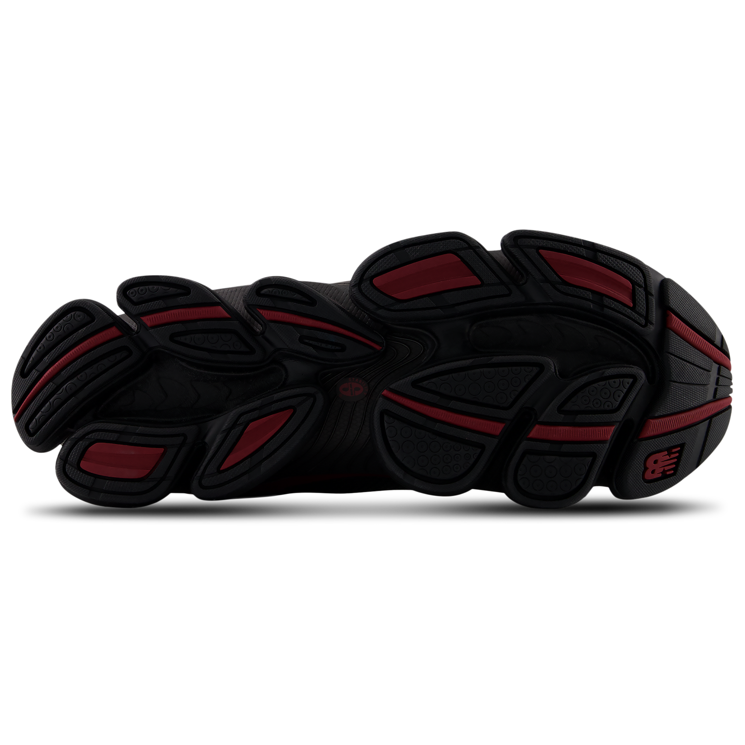 New Balance 2000 - Men's - Black Cement/Podium Red