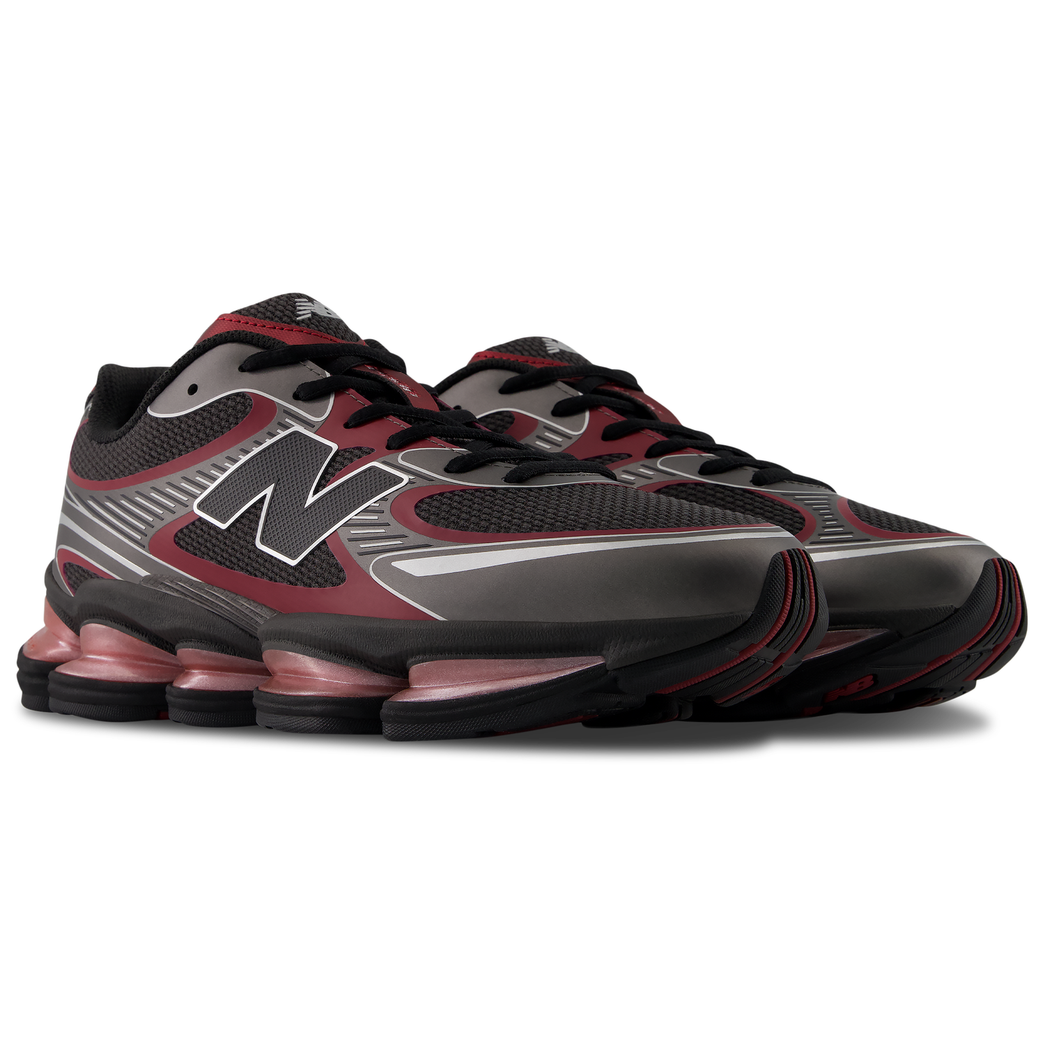 New Balance 2000 - Men's - Black Cement/Podium Red