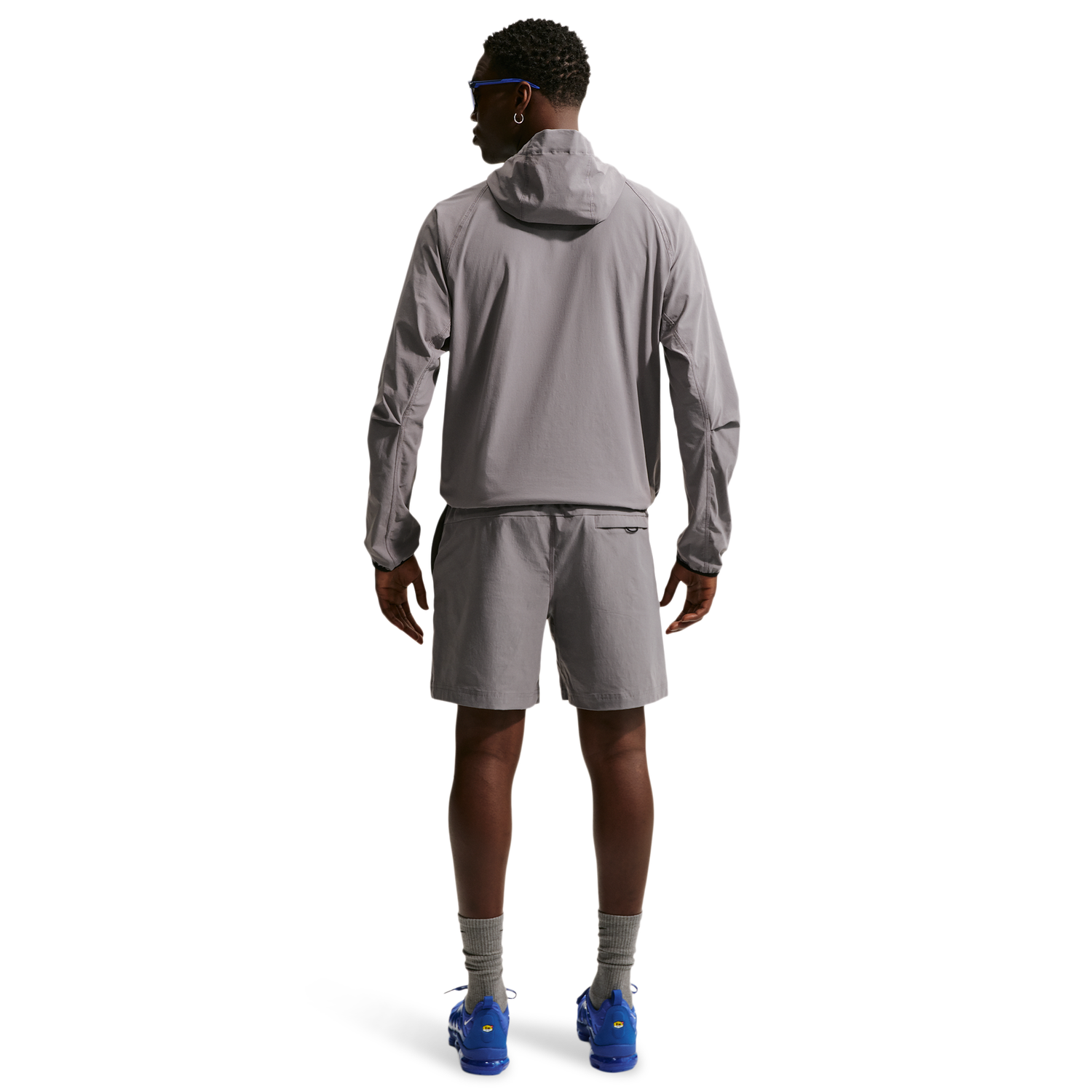 Nike Drifit Tech Woven Windrunner FZ Jacket - Men's - Pencil Point/Pencil Point/Blue Crystal