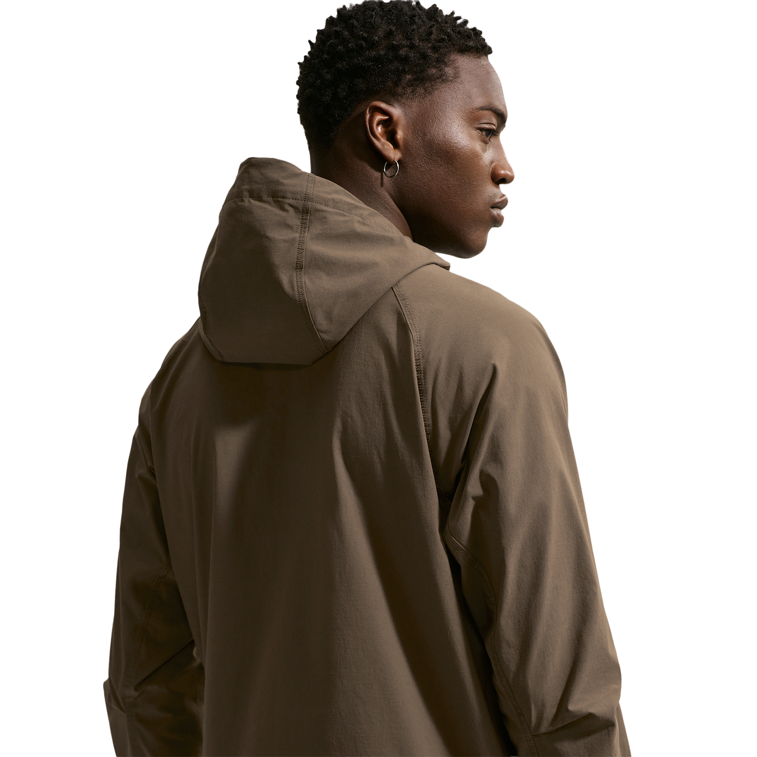 Nike Drifit Tech Woven Windrunner FZ Jacket - Men's - Dark Hazel/Black/Dark Hazel