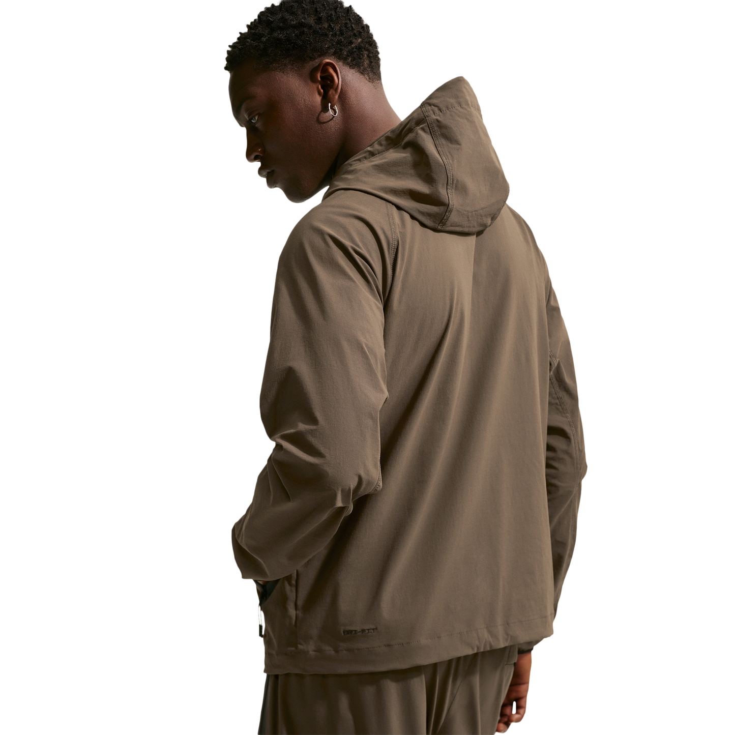 Nike Drifit Tech Woven Windrunner FZ Jacket - Men's - Dark Hazel/Black/Dark Hazel