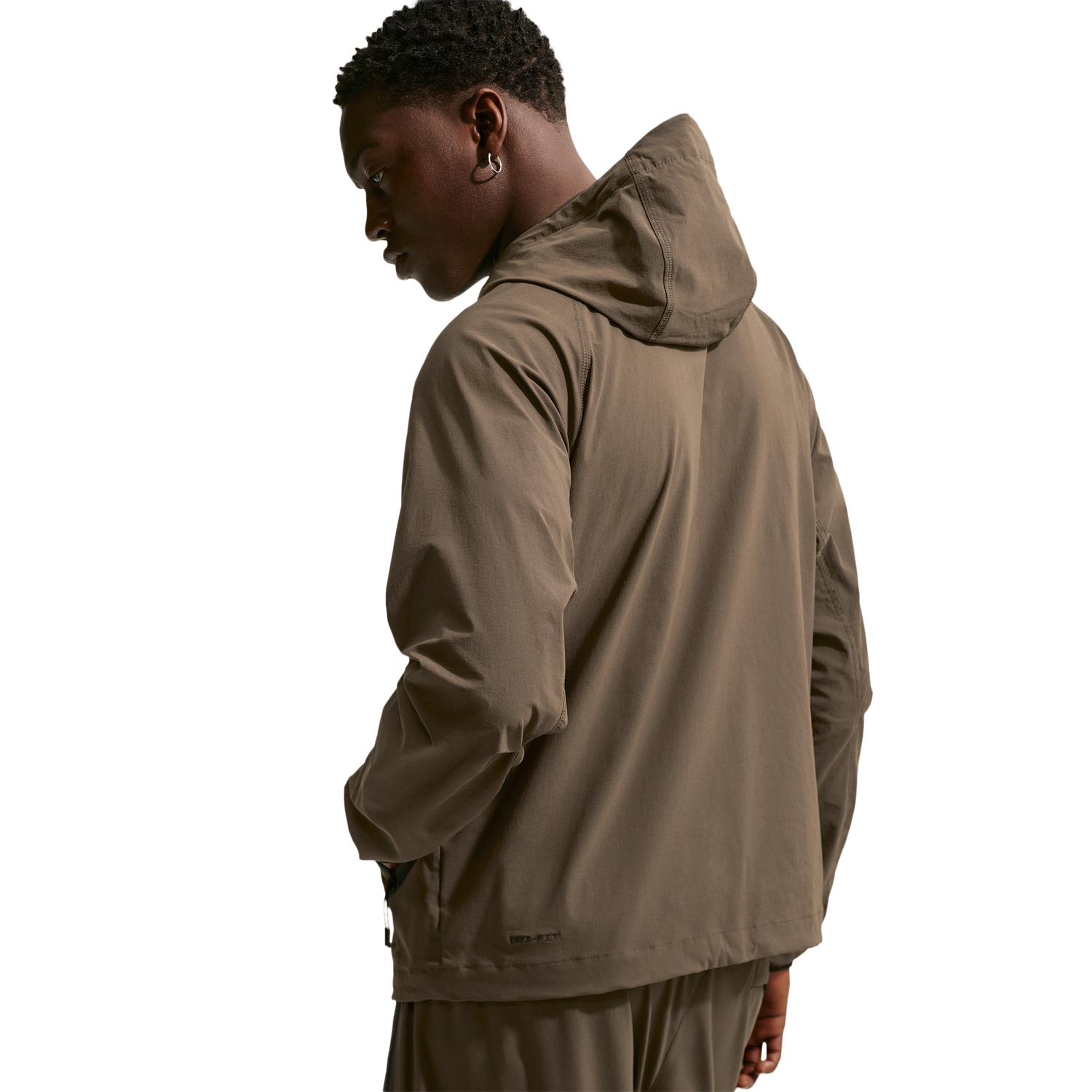 Nike Drifit Tech Woven Windrunner FZ Jacket - Men's - Dark Hazel/Black/Dark Hazel