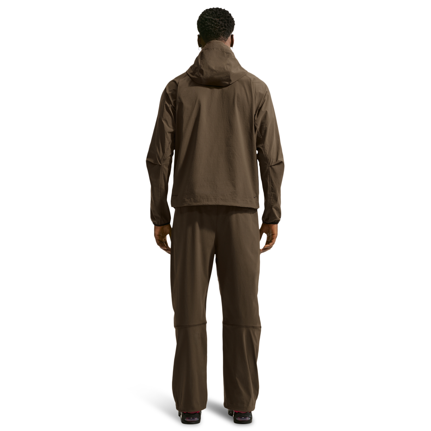 Nike Drifit Tech Woven Windrunner FZ Jacket - Men's - Dark Hazel/Black/Dark Hazel