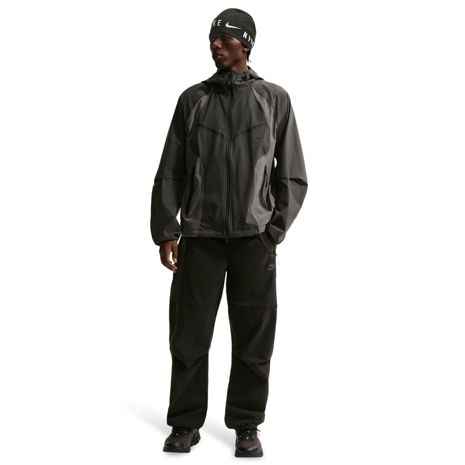 Nike Drifit Tech Woven Pant - Men's - Black/Black/Black