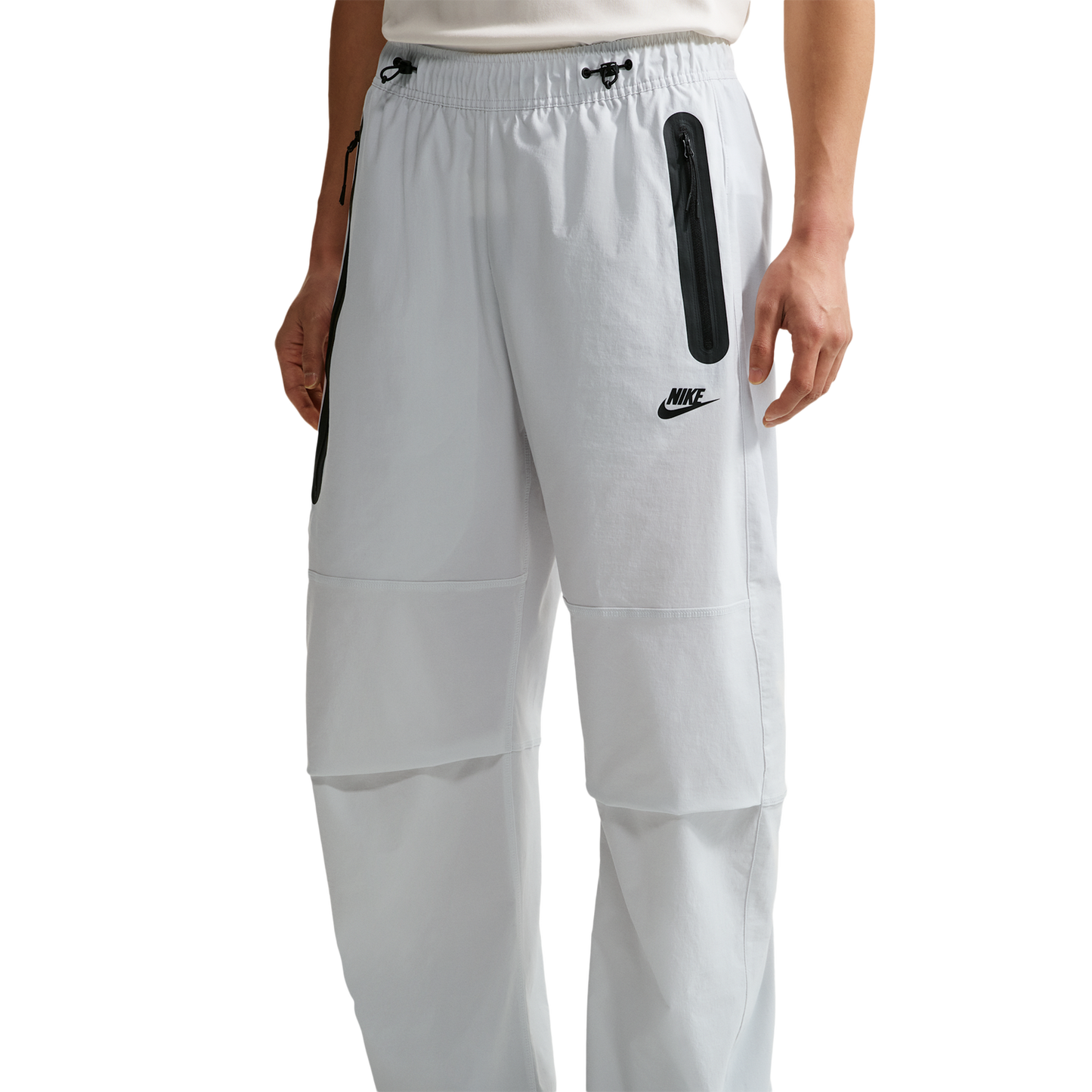 Nike Drifit Tech Woven Pant - Men's - Off White/Off White/Black