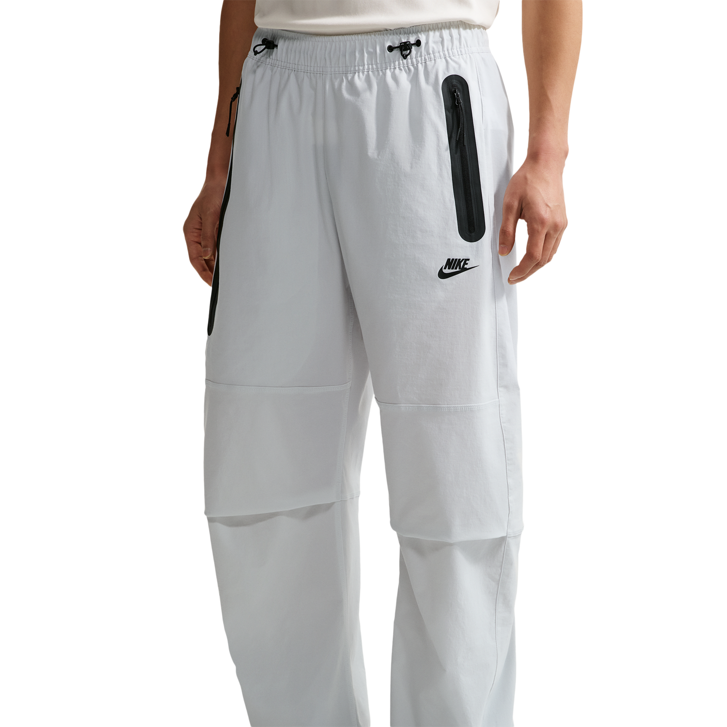 Nike Drifit Tech Woven Pant - Men's - Off White/Off White/Black