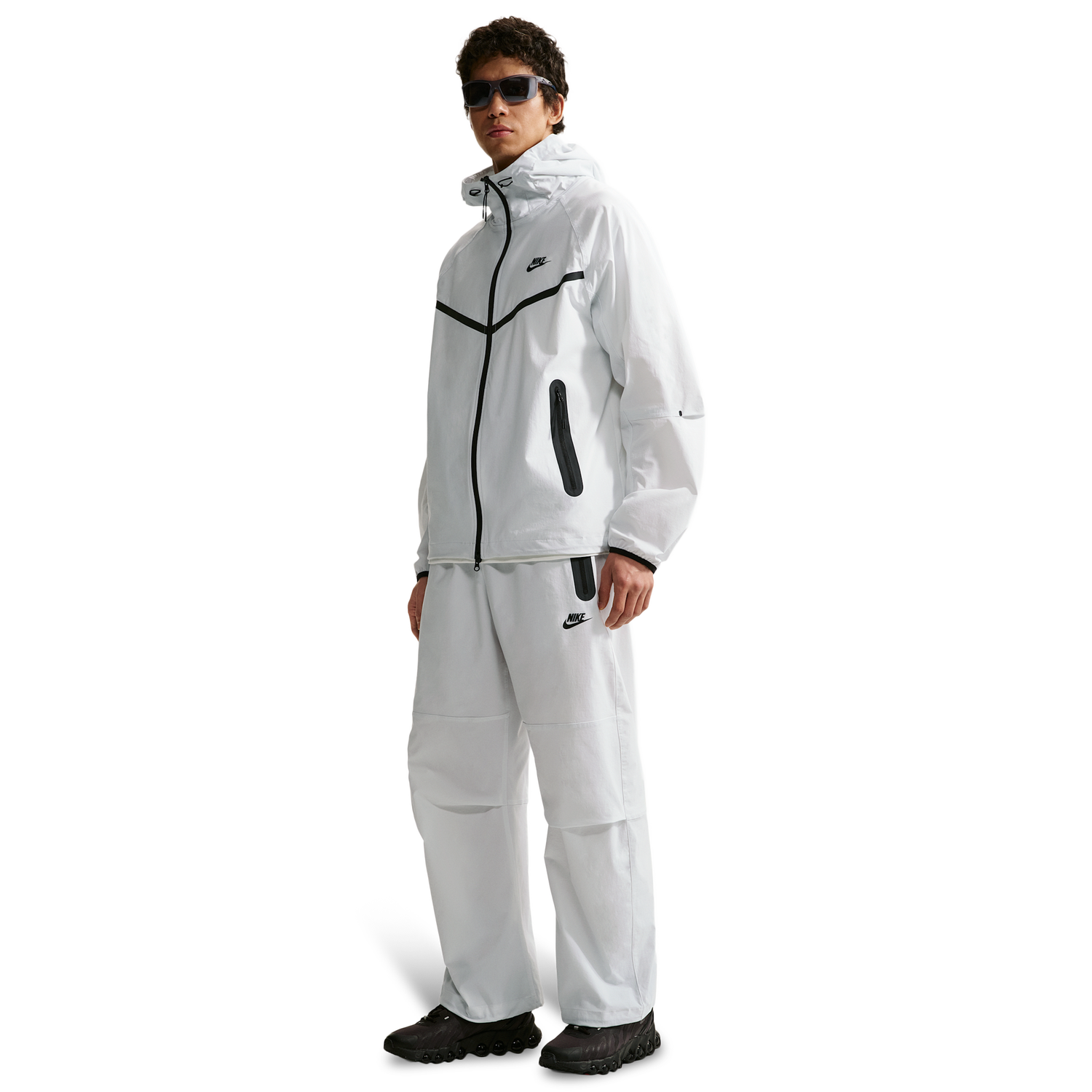 Nike Drifit Tech Woven Pant - Men's - Off White/Off White/Black