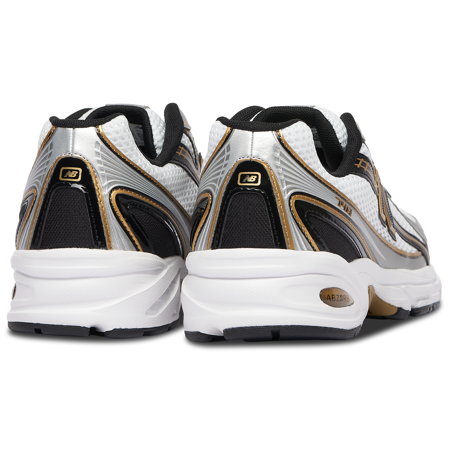 New Balance 740 - Men's - White/Black/Gold