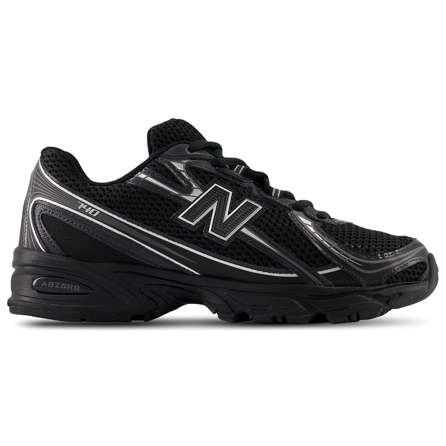 New Balance 740 - Men's - Black/Silver
