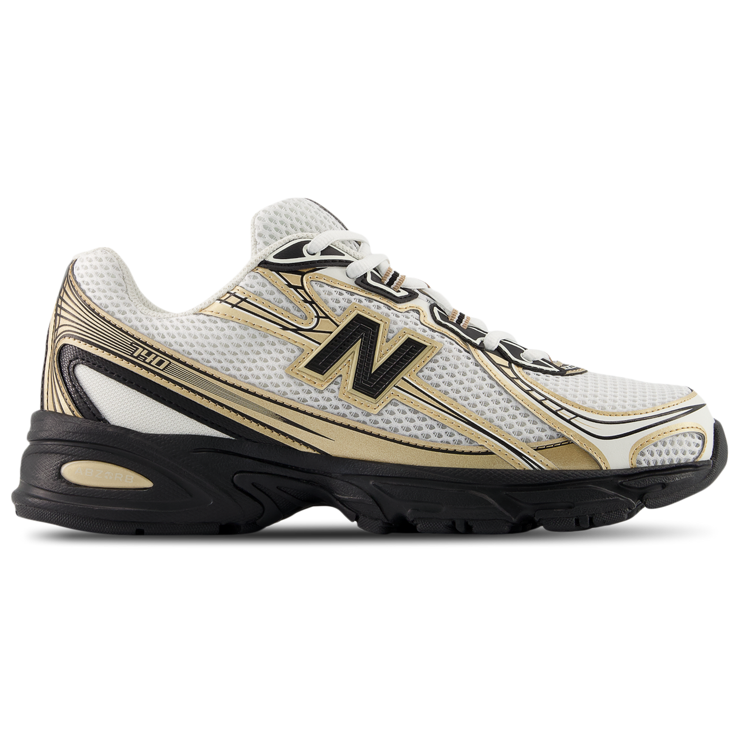 New Balance 740 - Men's - White/Black/Gold (U740GM2)