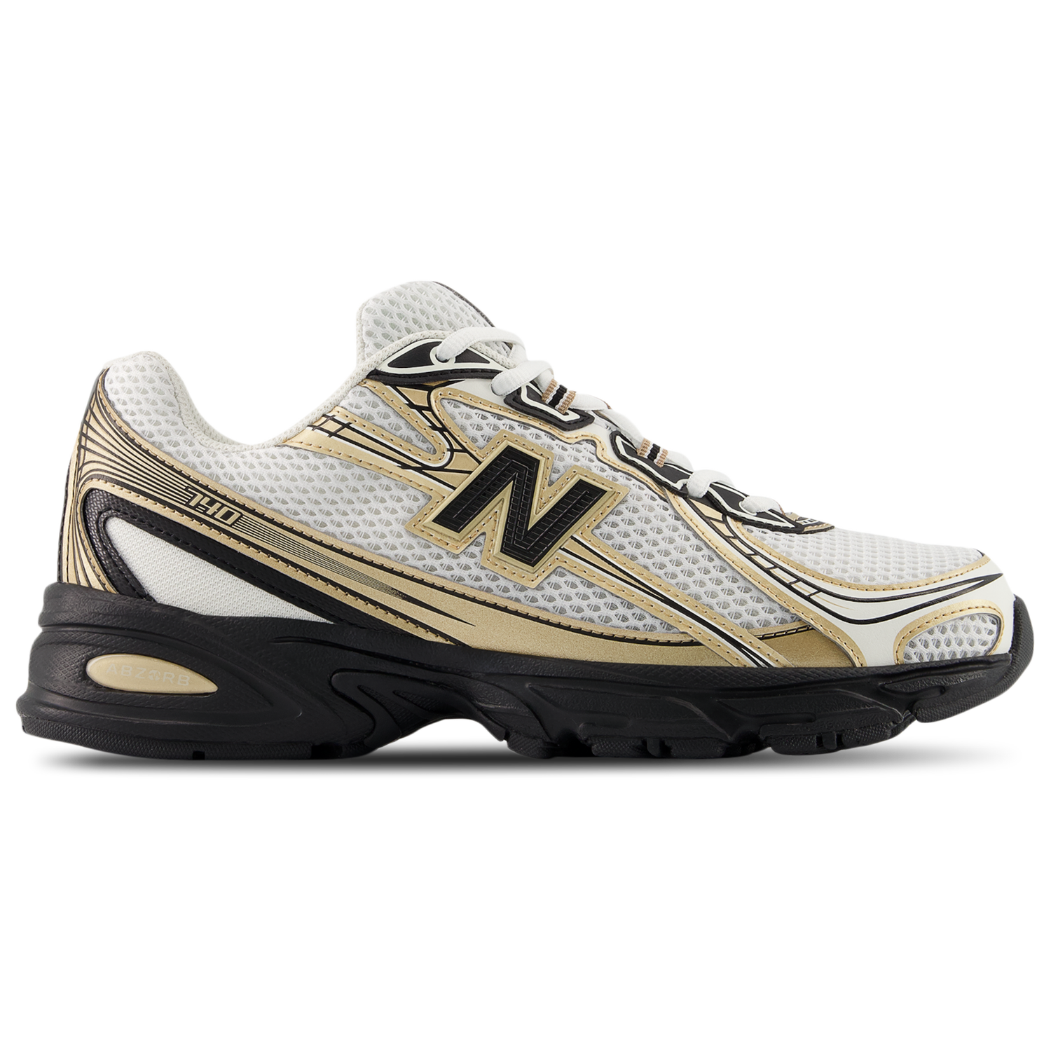 New Balance 740 - Men's - White/Black/Gold (U740GM2)