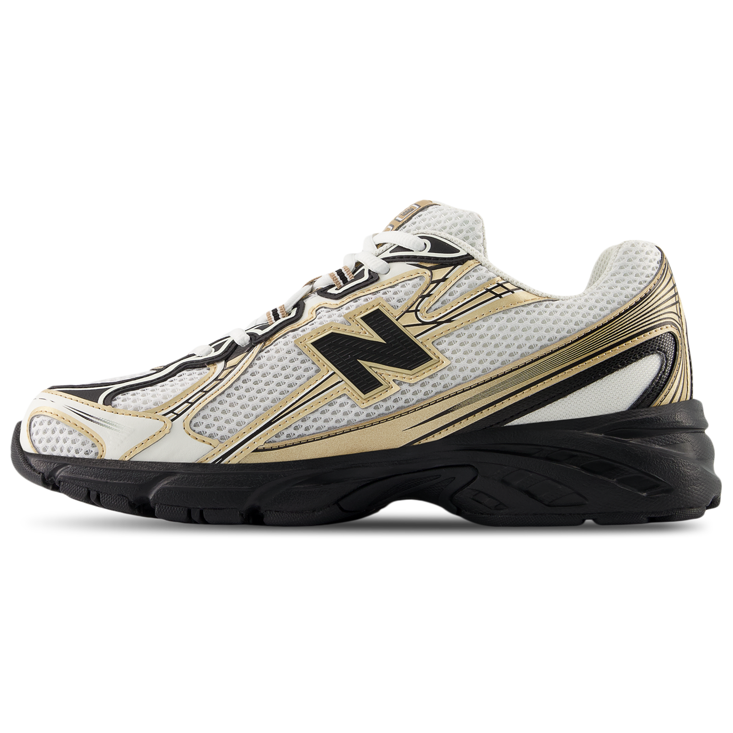 New Balance 740 - Men's - White/Black/Gold (U740GM2)