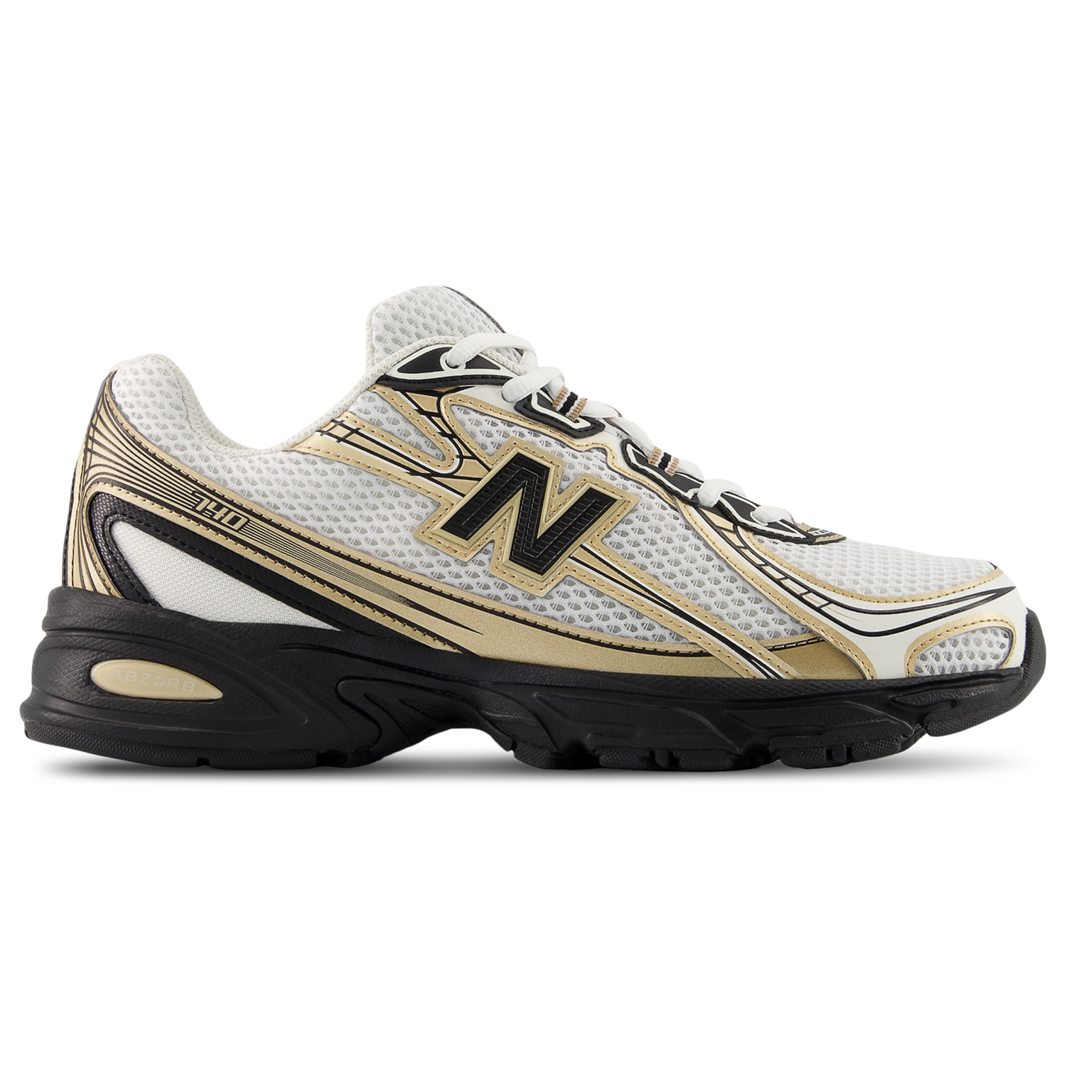 New Balance 740 - Women's - Black/White/Gold