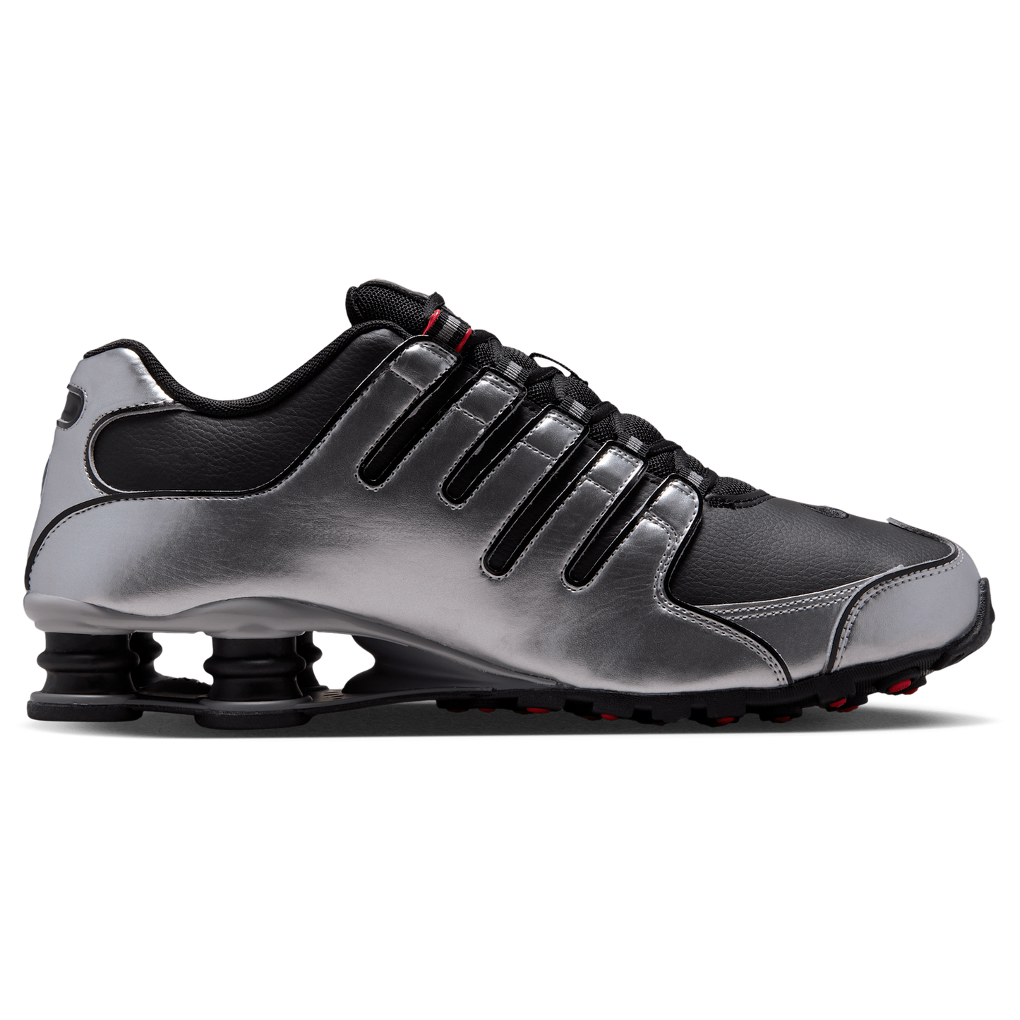 Nike Shox NZ MET - Men's - Silver/Black/White