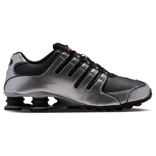 Nike Shox NZ MET - Men's - Silver/Black/White