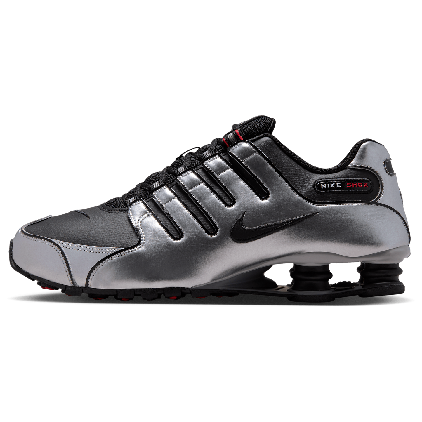 Nike Shox NZ MET - Men's - Silver/Black/White