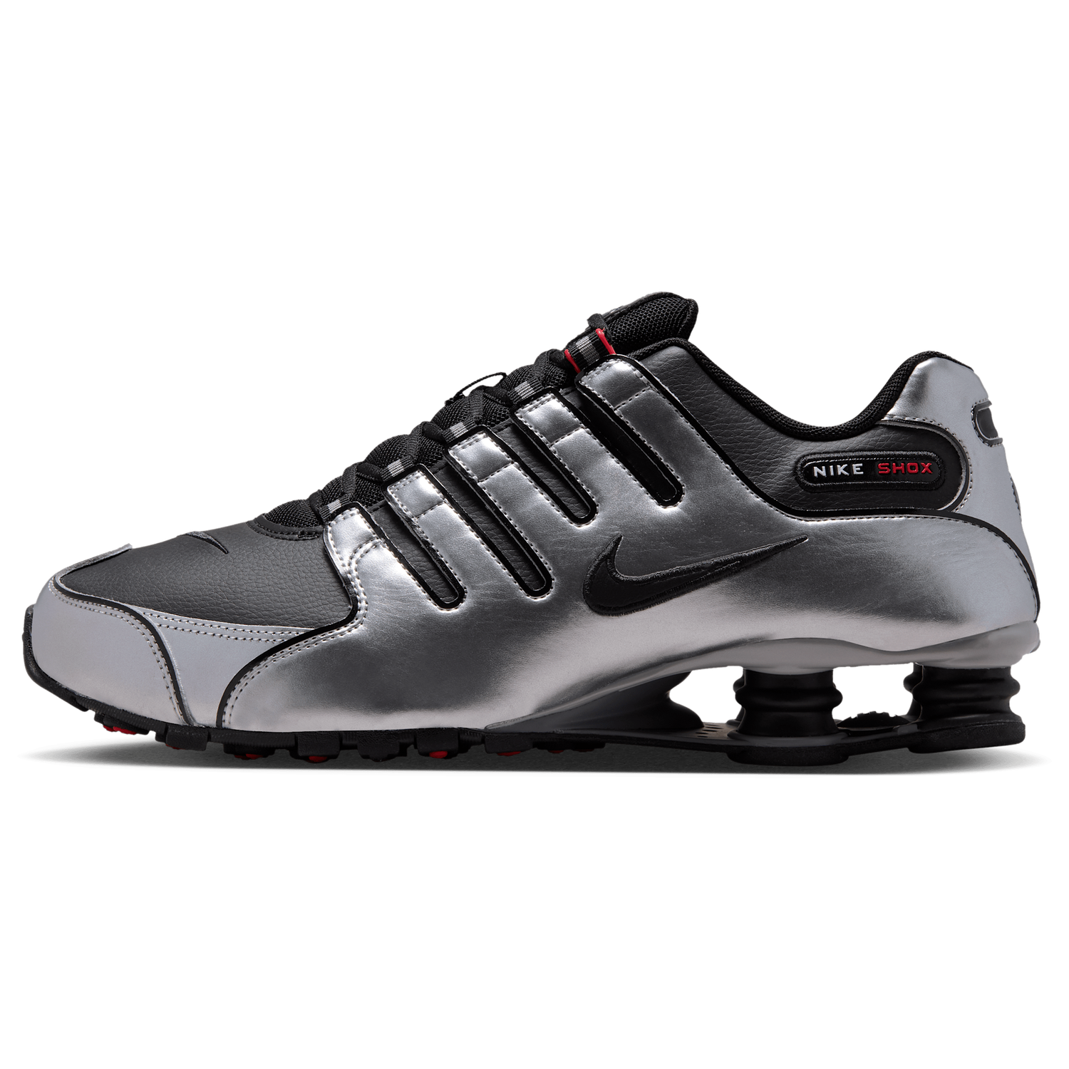 Nike Shox NZ MET - Men's - Silver/Black/White
