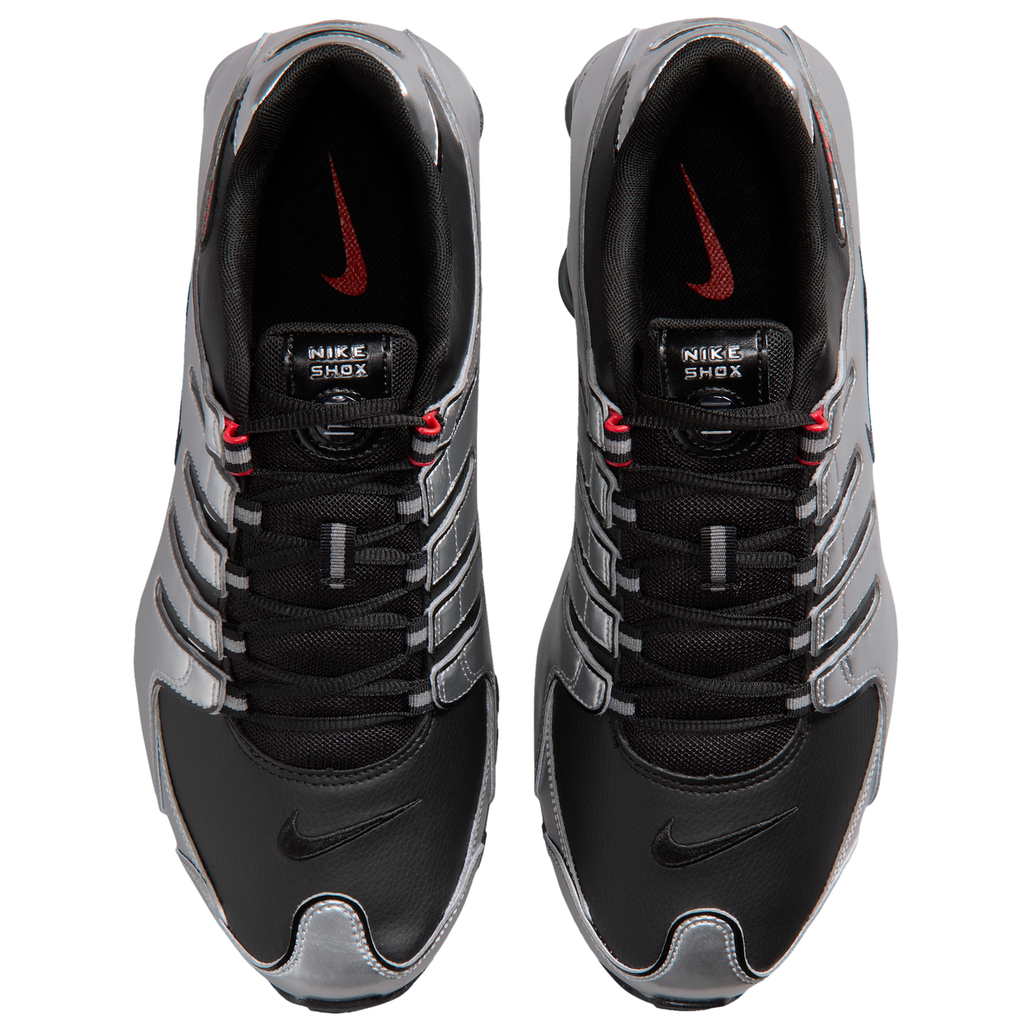Nike Shox NZ MET - Men's - Silver/Black/White