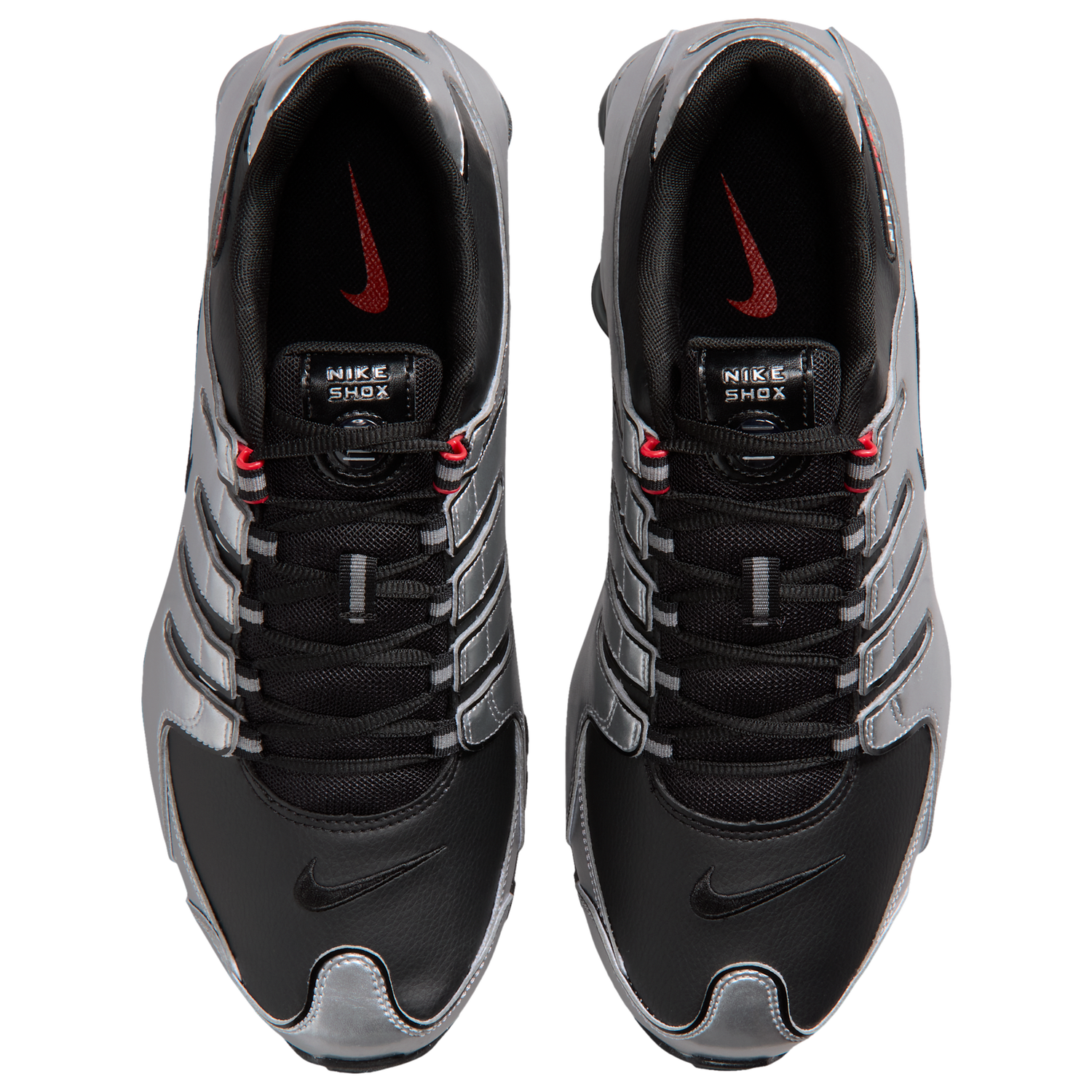 Nike Shox NZ MET - Men's - Silver/Black/White