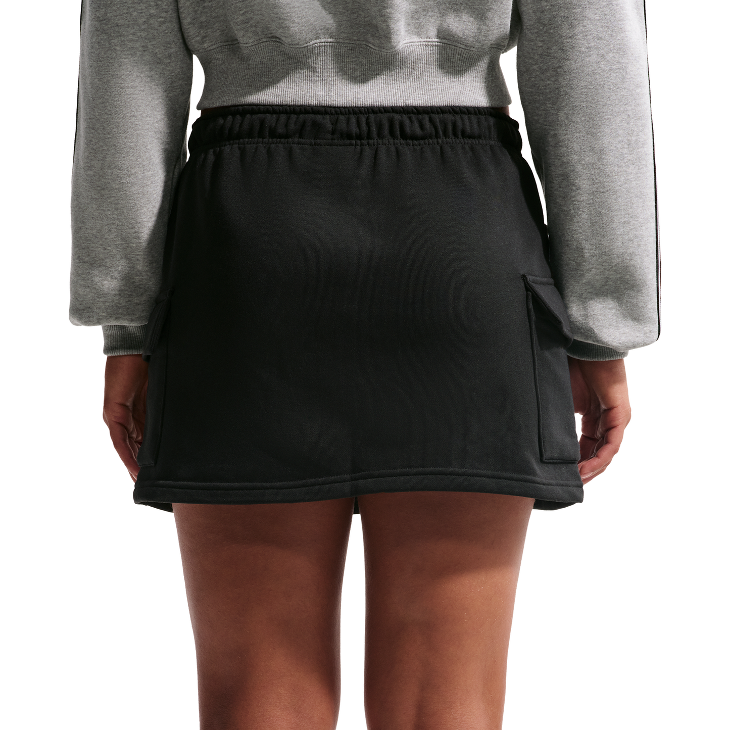 Nike NSW Phoenix Fleece Cargo Mini Skirt - Women's - Sail/Black