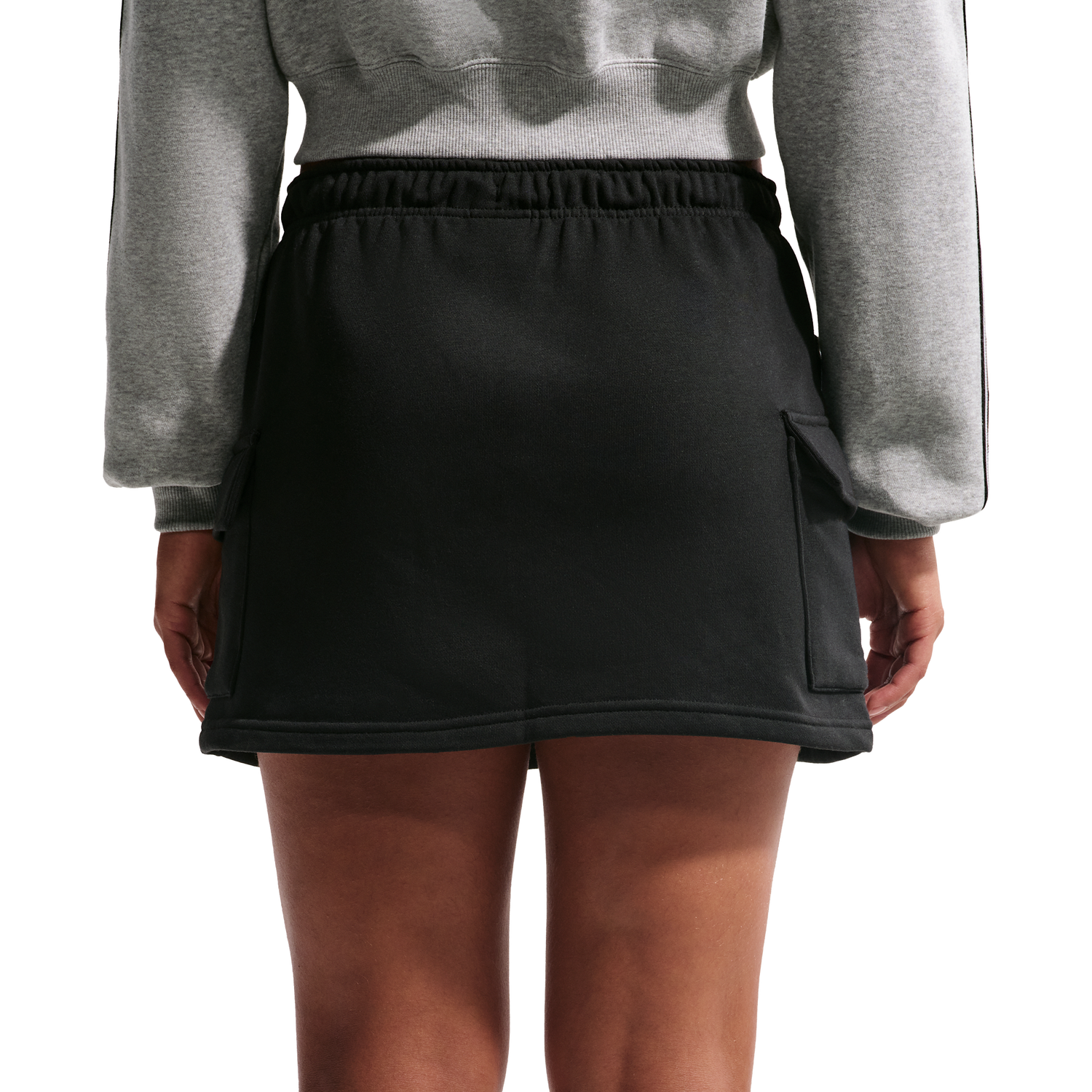 Nike NSW Phoenix Fleece Cargo Mini Skirt - Women's - Sail/Black