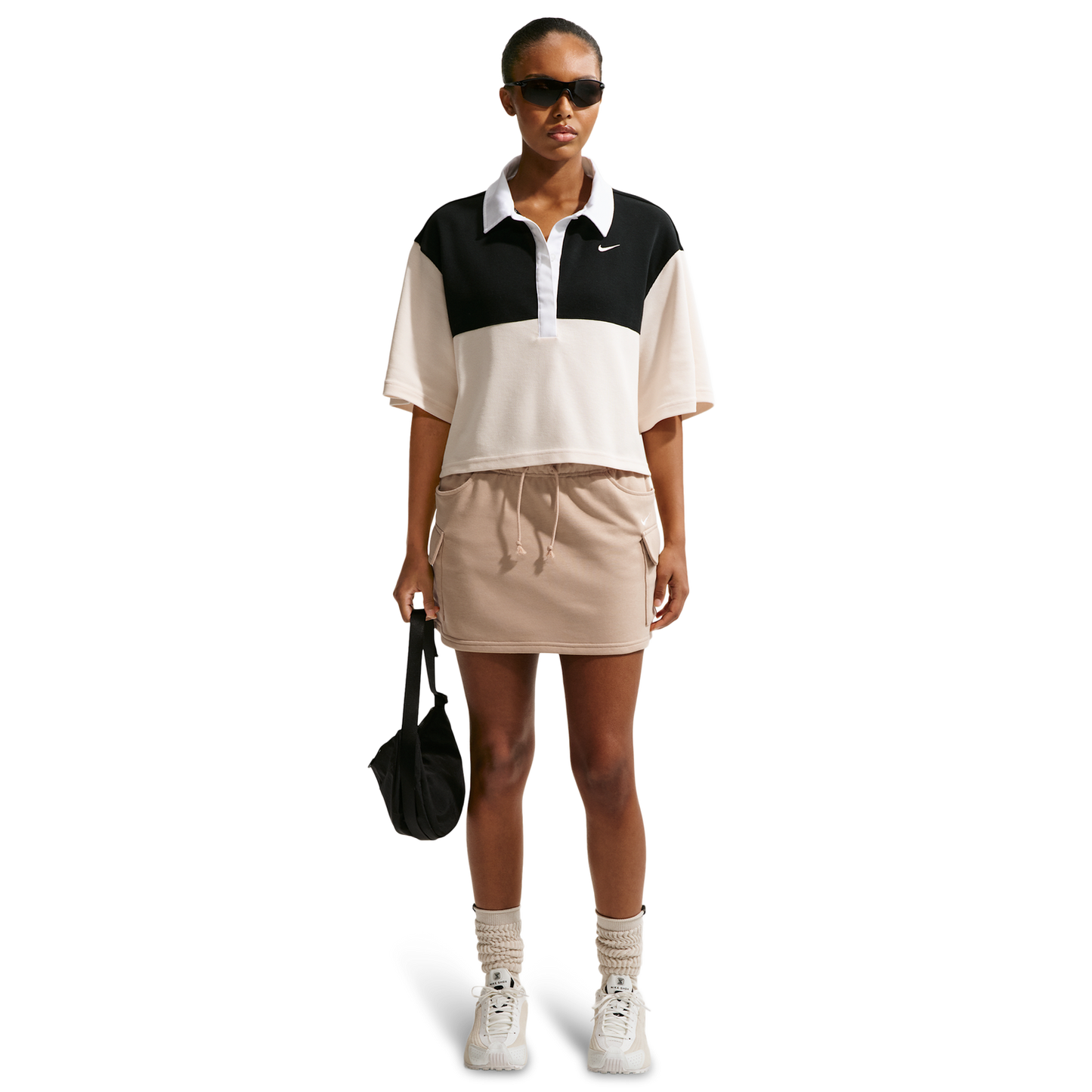 Nike NSW Phoenix Fleece Cargo Mini Skirt - Women's - Linen/Sail