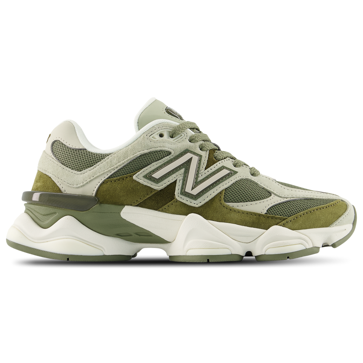 New Balance 9060 - Men's - White/Olivine/Dark Olivine