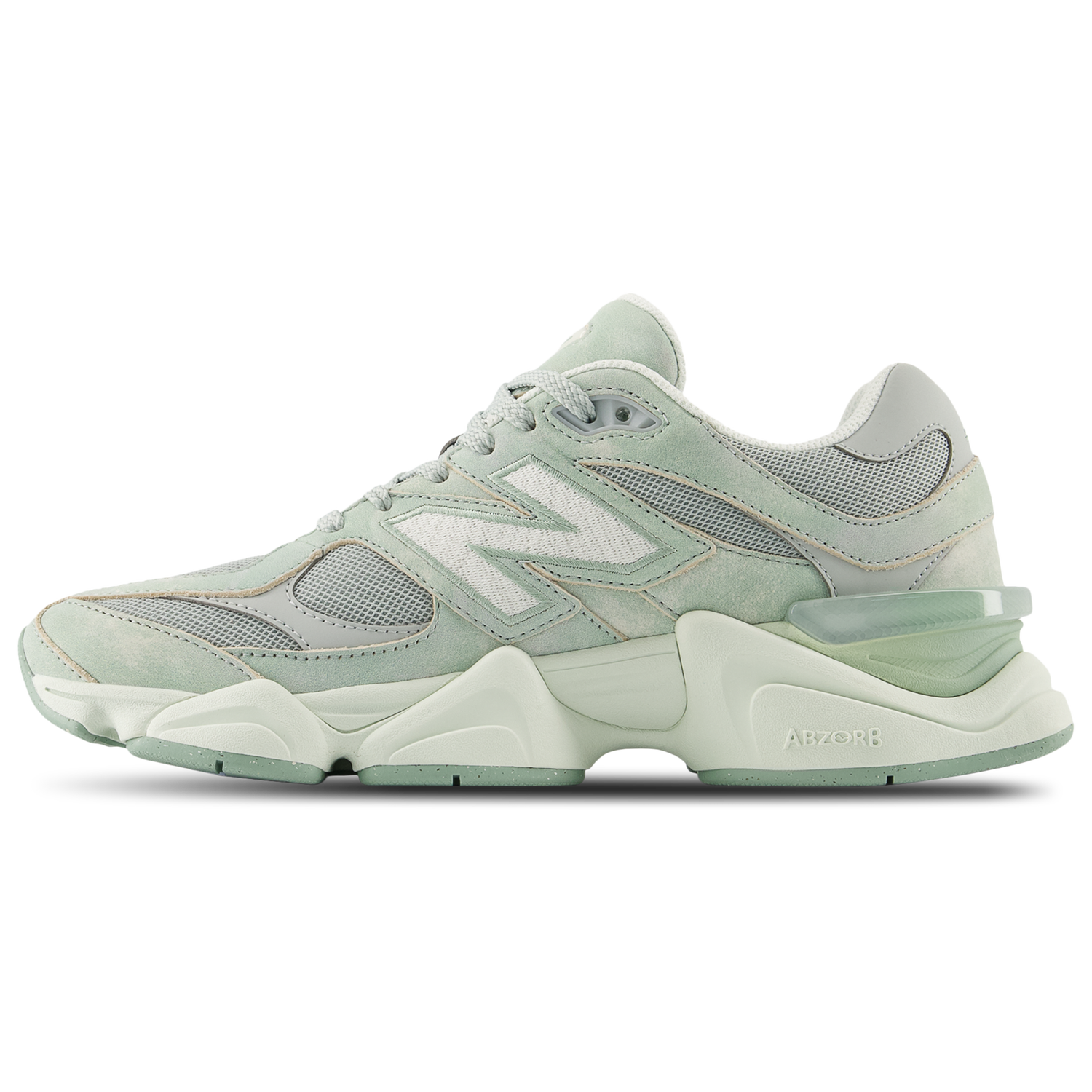 New Balance 9060 - Women's - Sea Salt/Mosaic Green