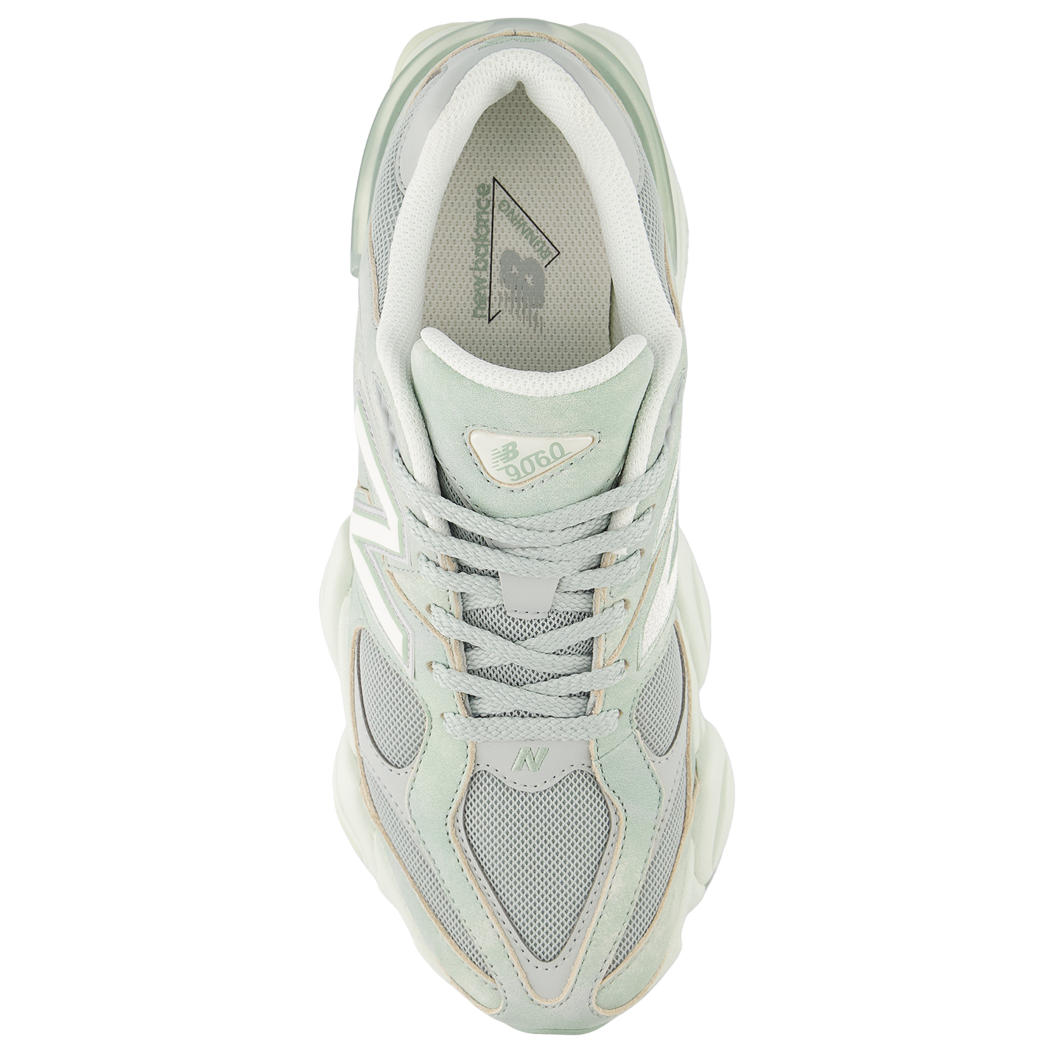 New Balance 9060 - Women's - Sea Salt/Mosaic Green