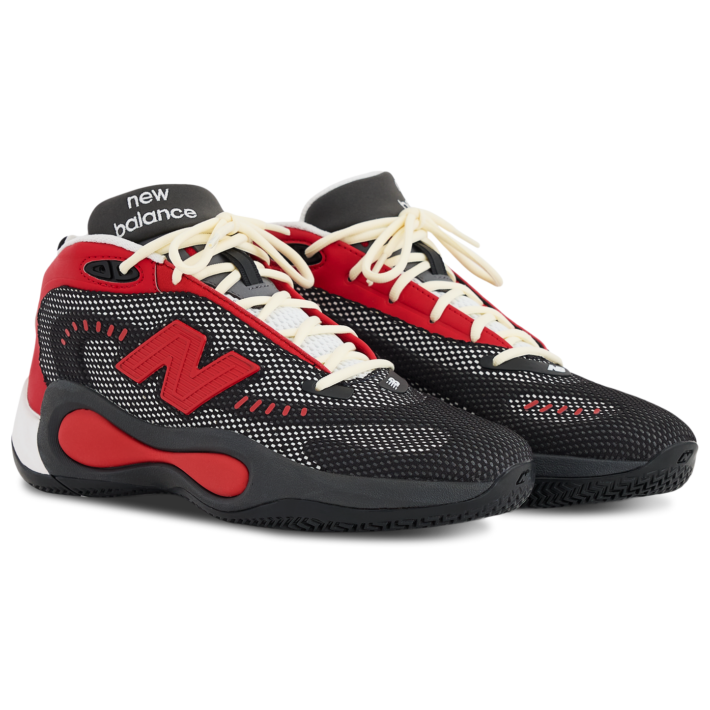 New Balance P400 - Men's - Black/Team Red