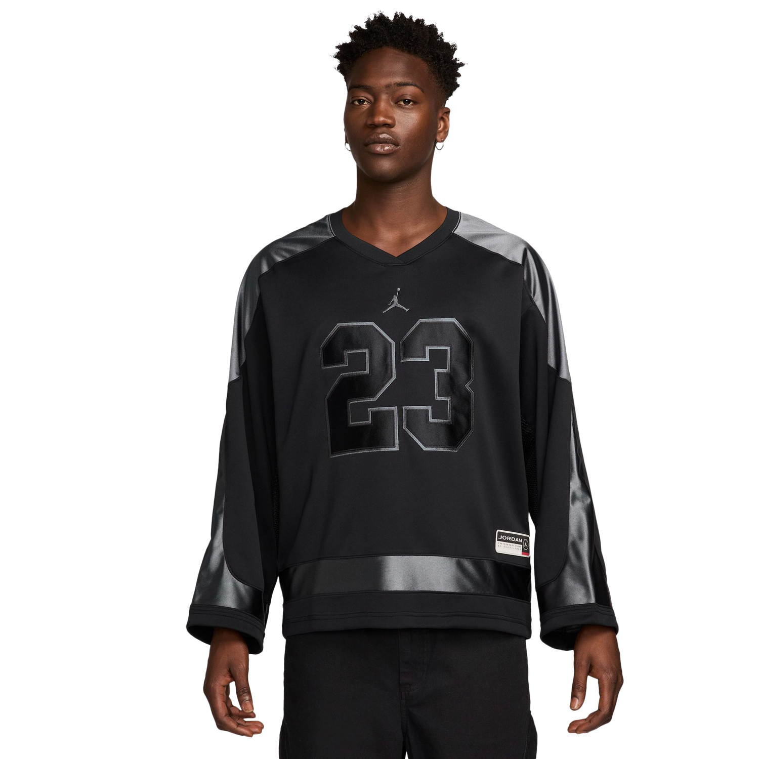 Jordan Brooklyn Collegiate Hockey Jersey - Men's - Black/Iron