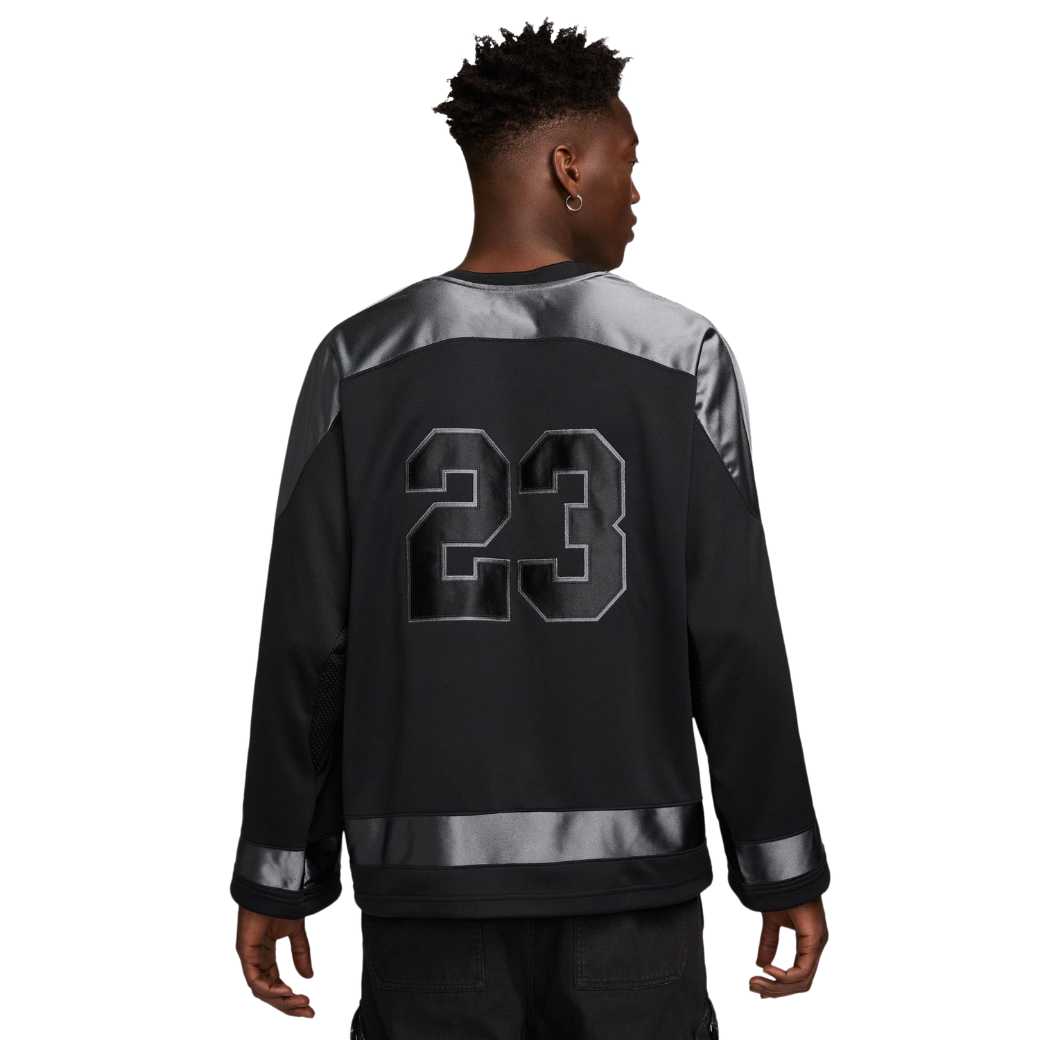 Jordan Brooklyn Collegiate Hockey Jersey - Men's - Black/Iron
