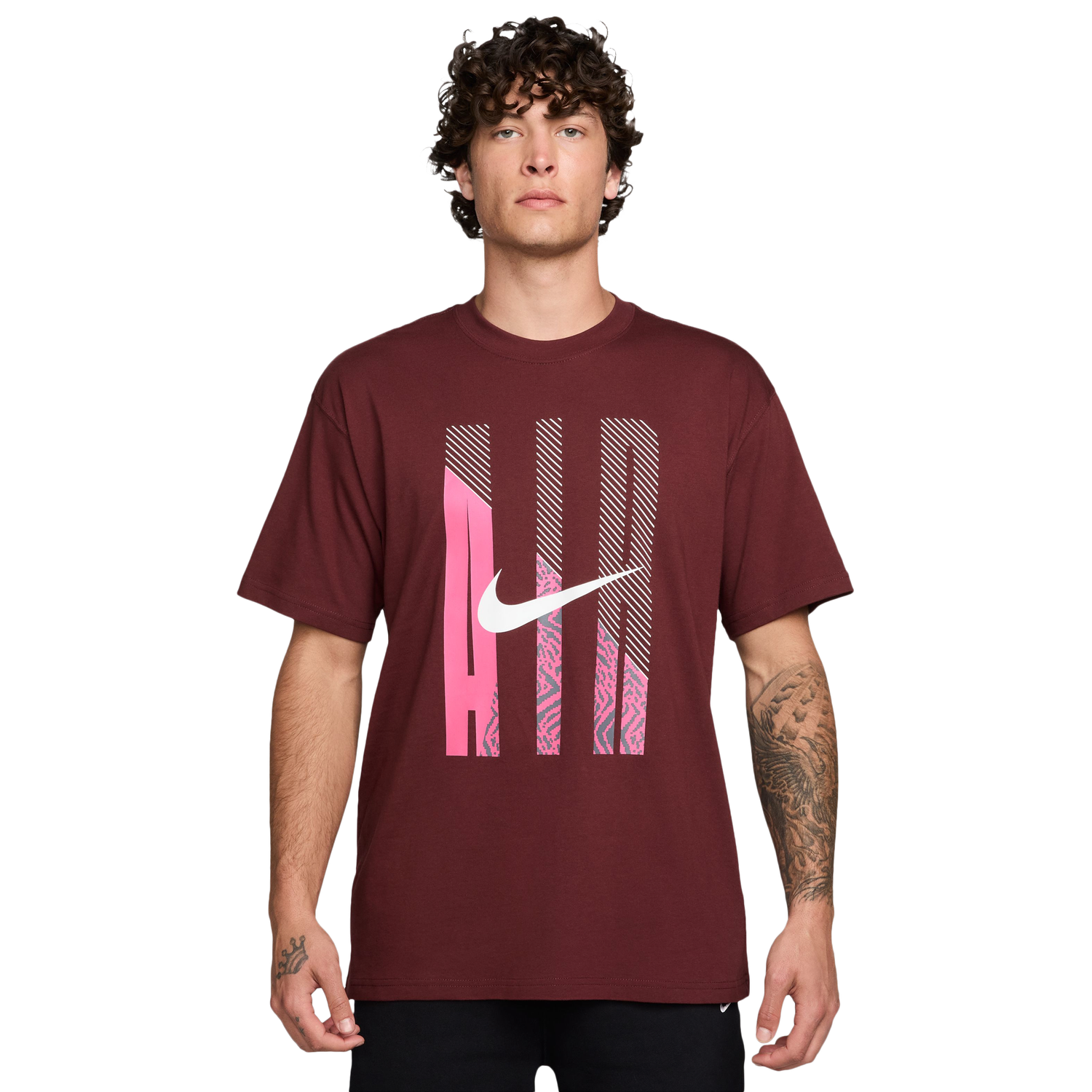 Nike M90 Air T-Shirt - Men's - Dark Team Red