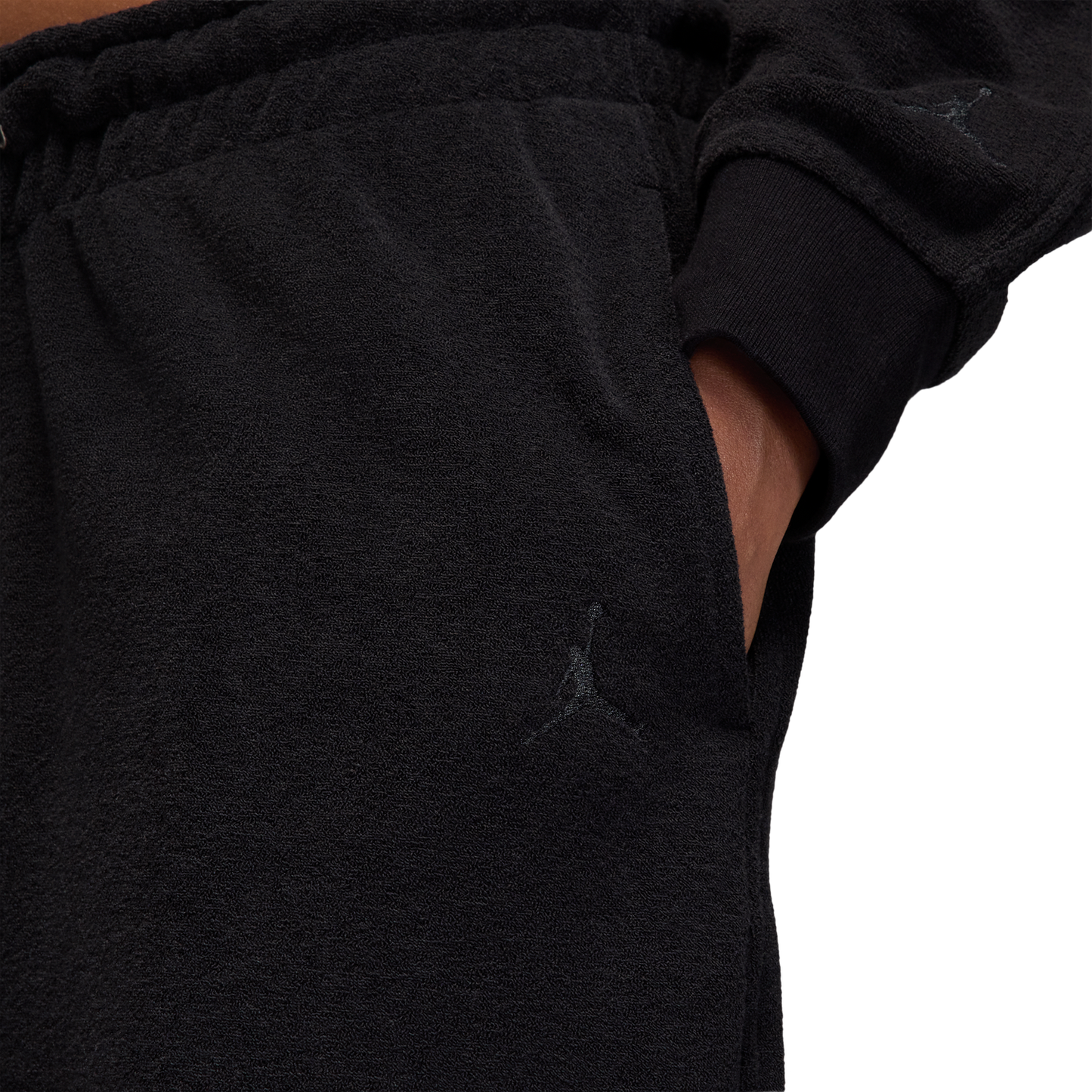 Jordan Flight Fleece Seasonal Barrel Pants - Women's - Black/Black