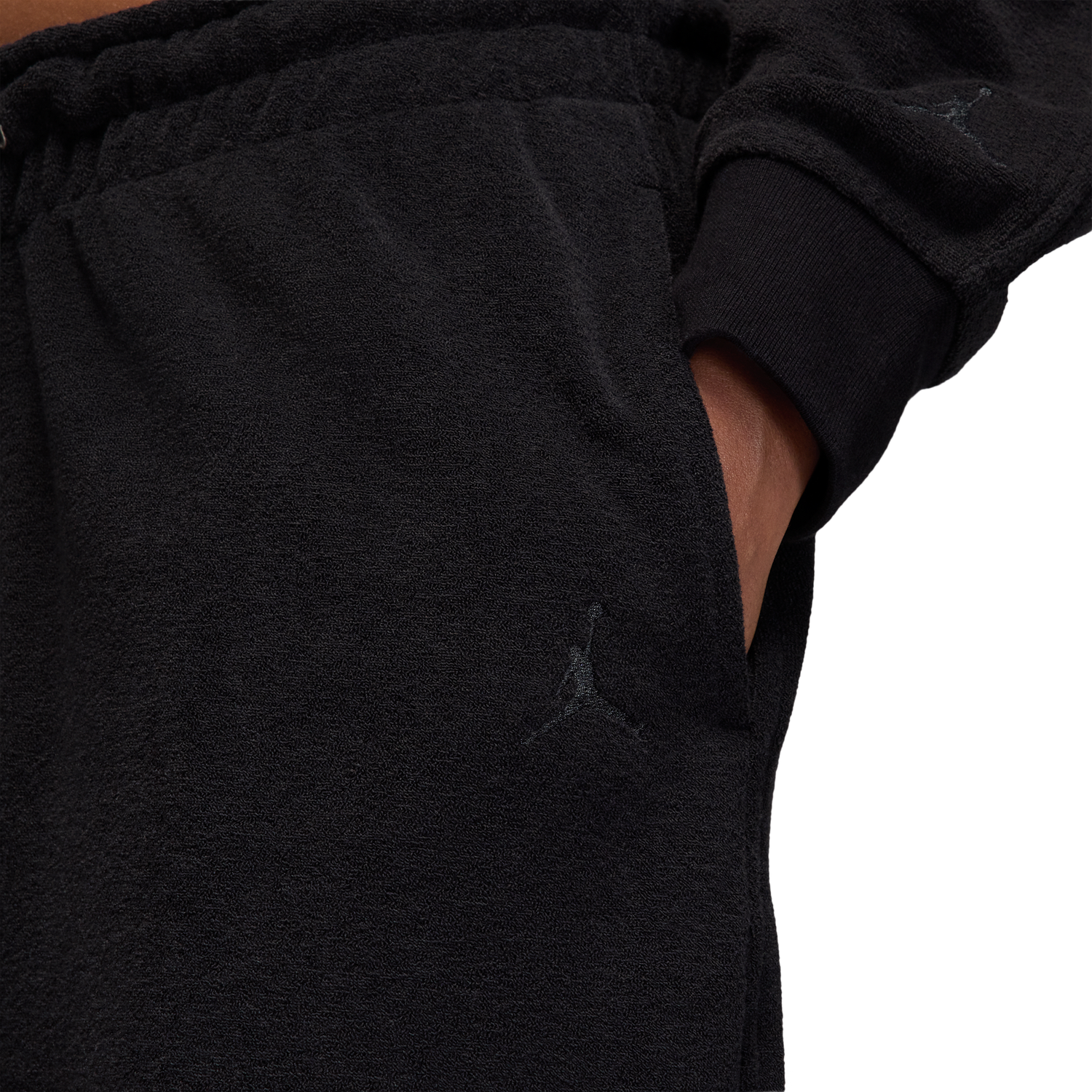 Jordan Flight Fleece Seasonal Barrel Pants - Women's - Black/Black