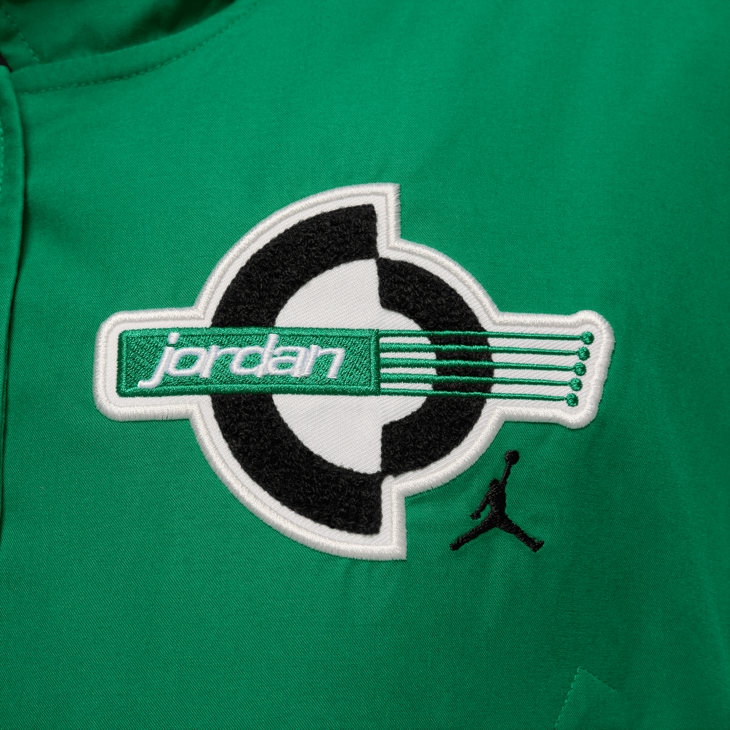 Jordan Brooklyn Varsity Filled Jacket - Women's - White/Green
