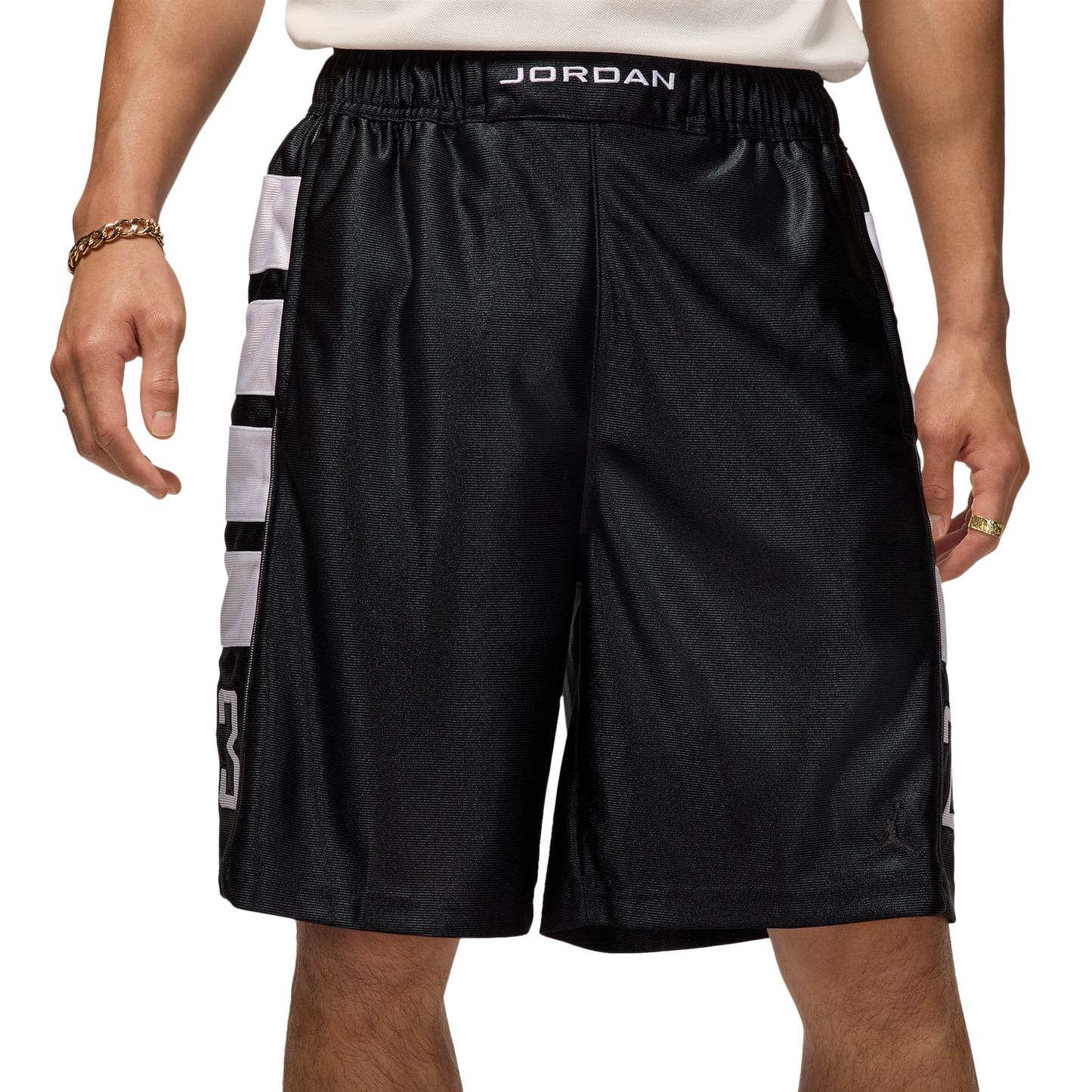 Jordan Essentials Cat Scratch Shorts - Men's - Black/White