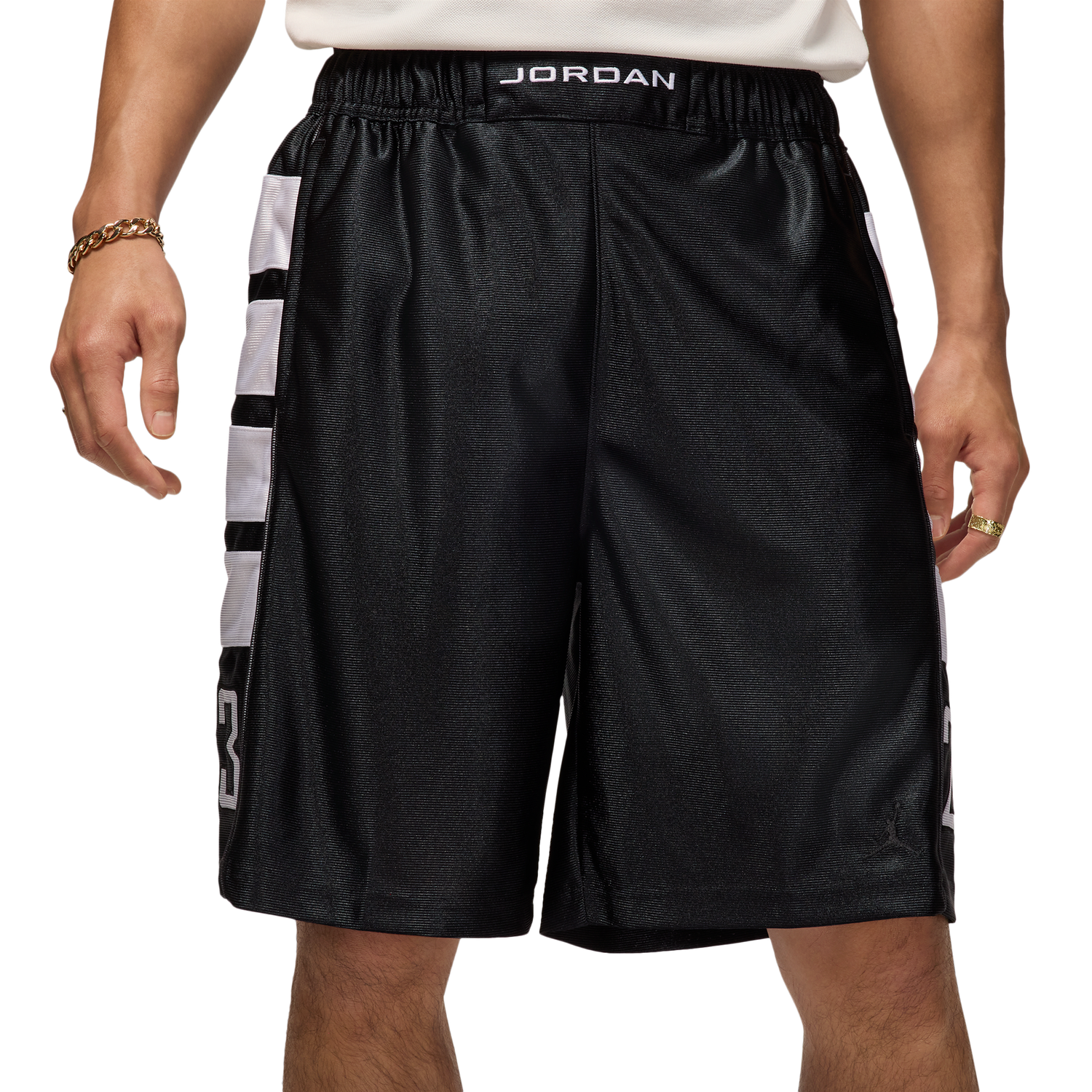 Jordan Essentials Cat Scratch Shorts - Men's - Black/White