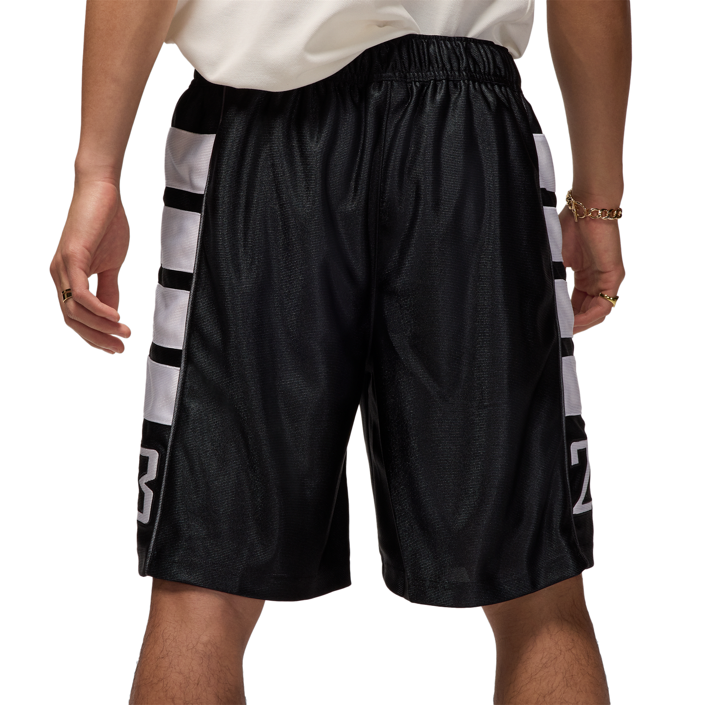 Jordan Essentials Cat Scratch Shorts - Men's - Black/White