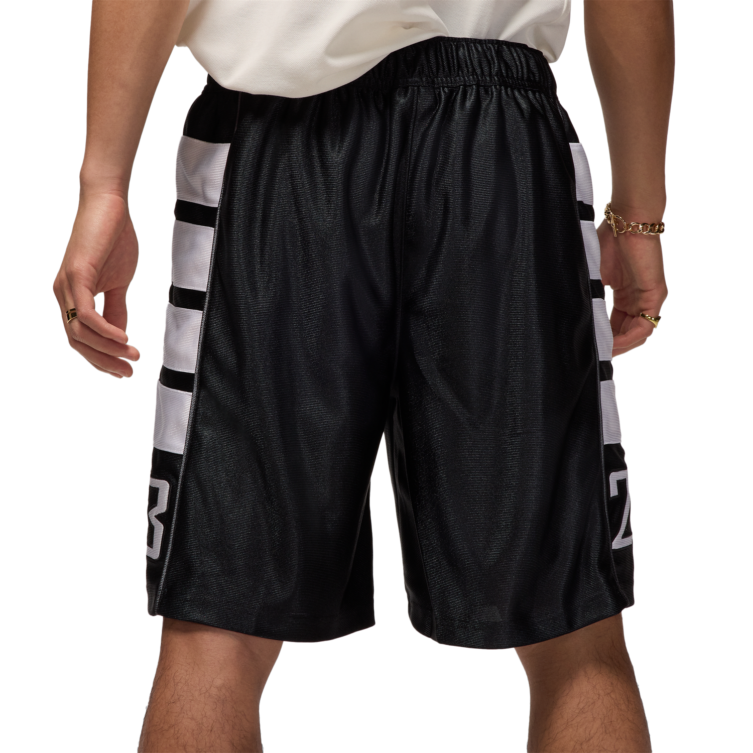 Jordan Essentials Cat Scratch Shorts - Men's - Black/White