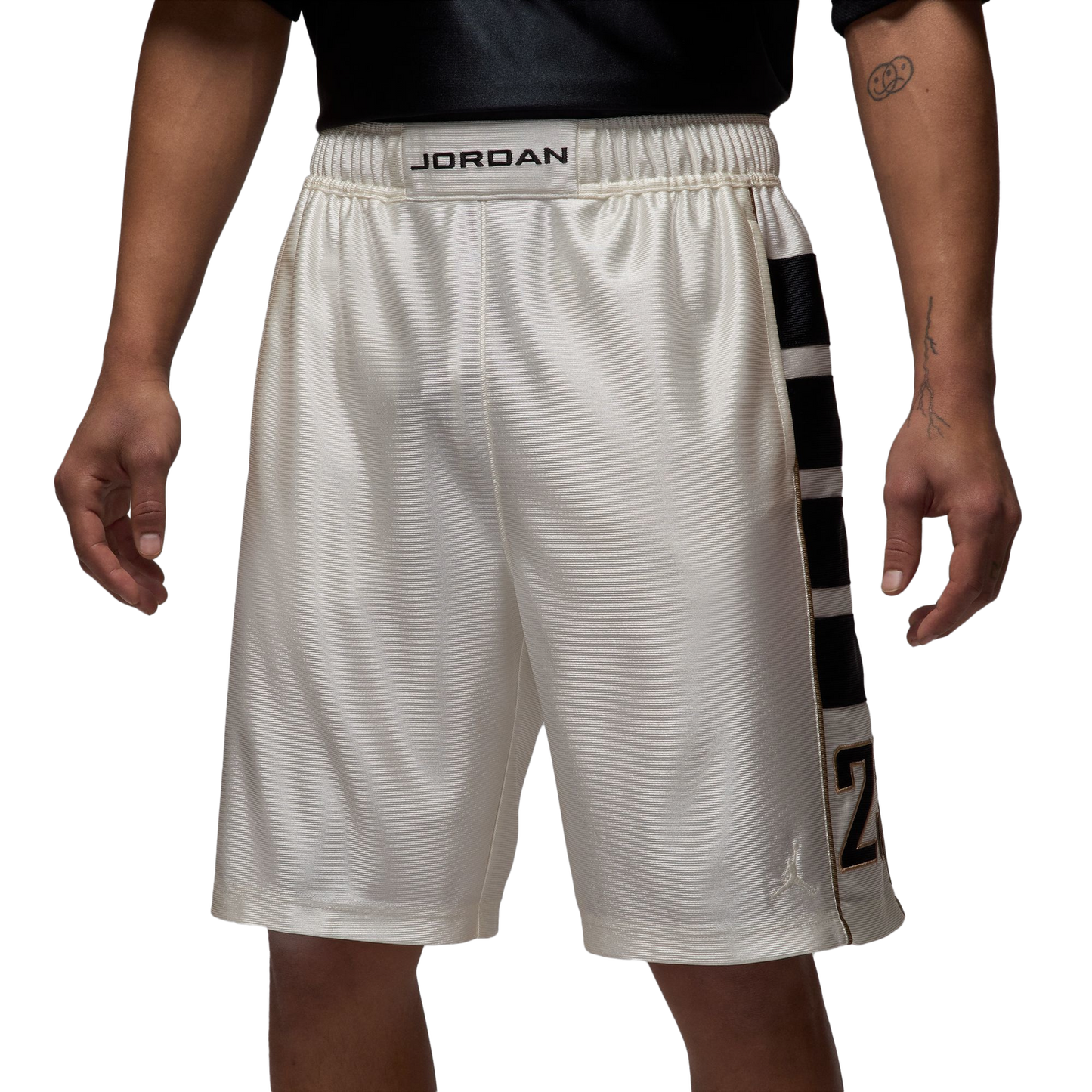 Jordan Essentials Cat Scratch Shorts - Men's - Sail/Black