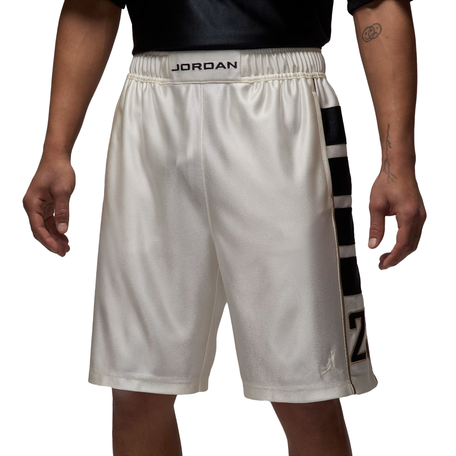 Jordan Essentials Cat Scratch Shorts - Men's - Sail/Black