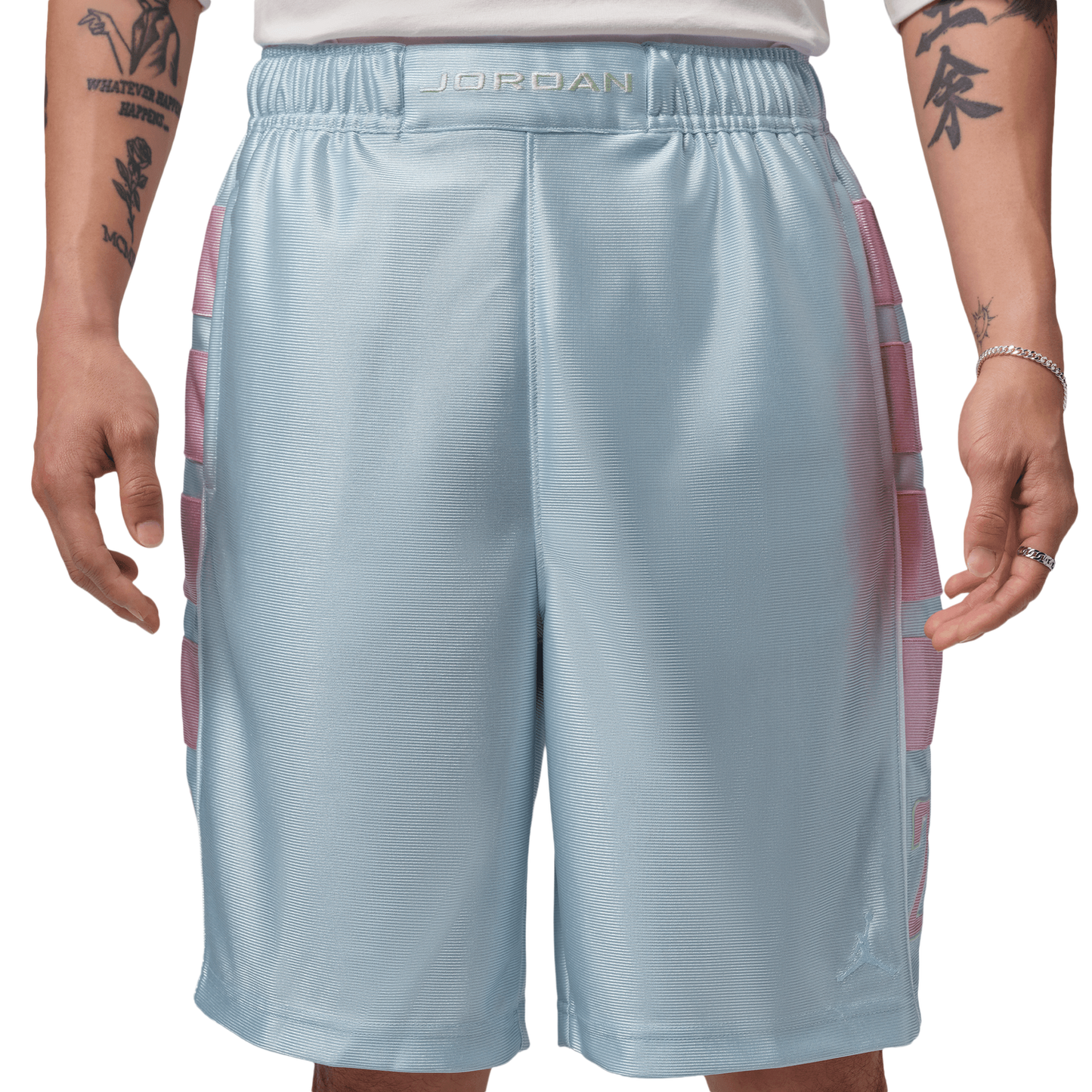 Jordan Essentials Cat Scratch Shorts - Men's - Aura/Iced Carmine