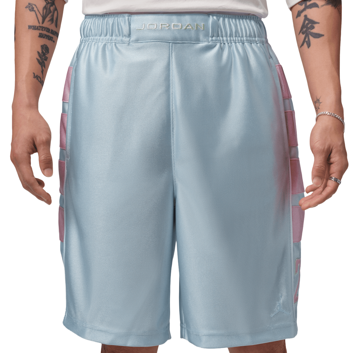 Jordan Essentials Cat Scratch Shorts - Men's - Aura/Iced Carmine