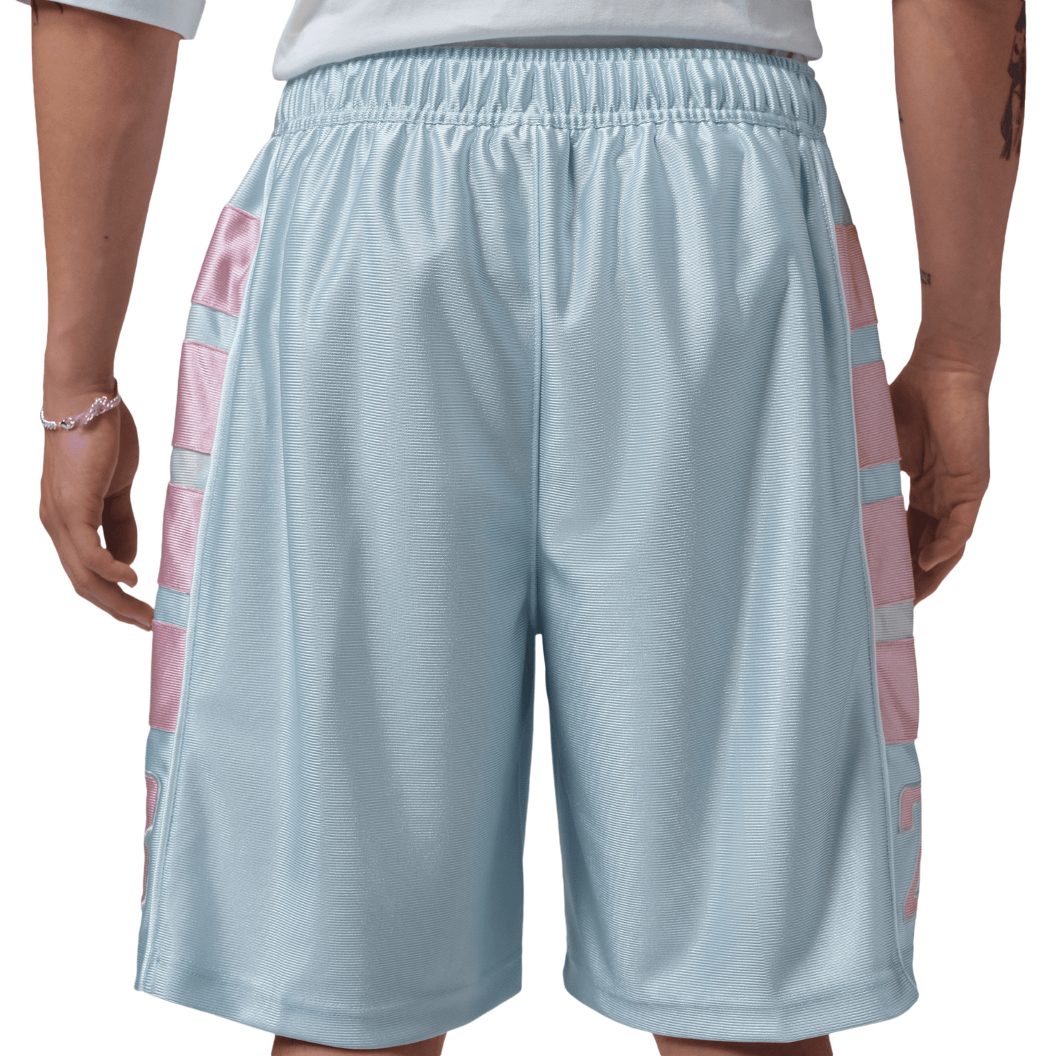 Jordan Essentials Cat Scratch Shorts - Men's - Aura/Iced Carmine