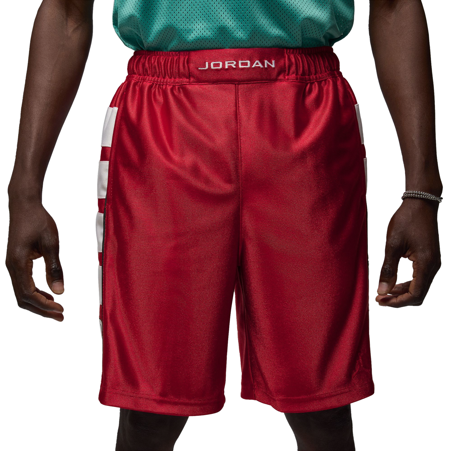 Jordan Essentials Cat Scratch Shorts - Men's - Black/Gym Red