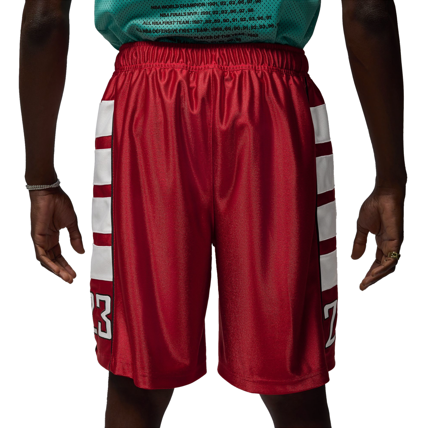 Jordan Essentials Cat Scratch Shorts - Men's - Black/Gym Red