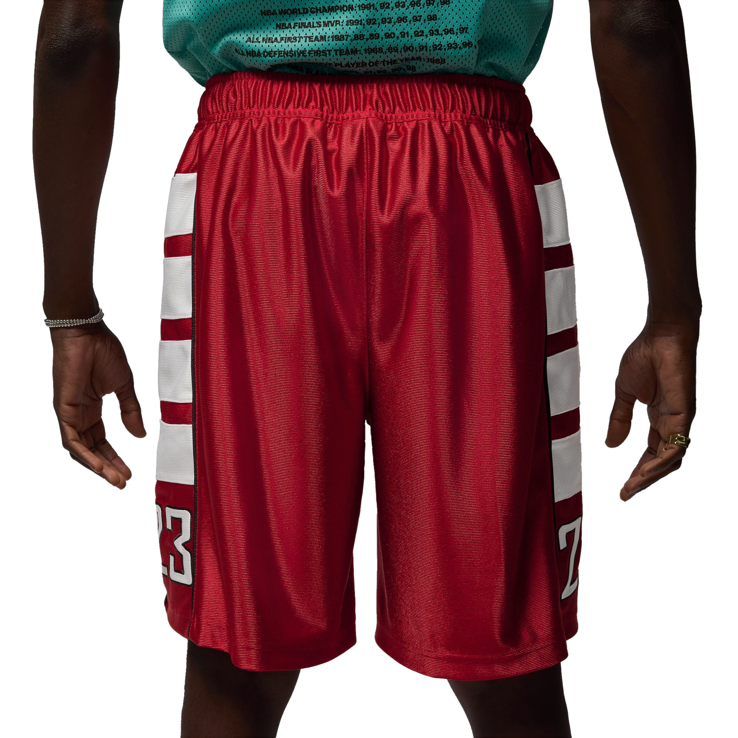Jordan Essentials Cat Scratch Shorts - Men's - Black/Gym Red